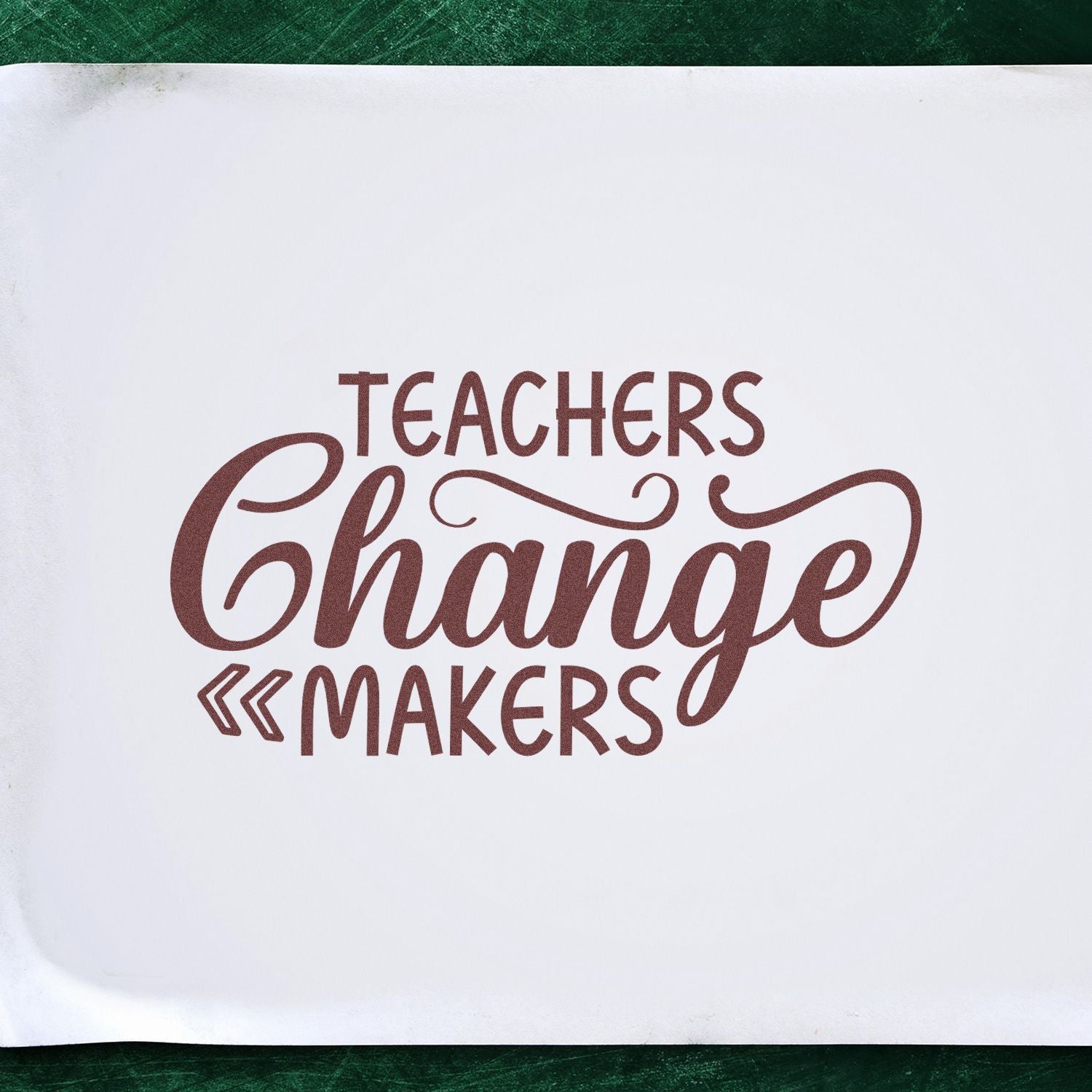 Duo Teachers Are Change Makers Daily Hand Stamp
