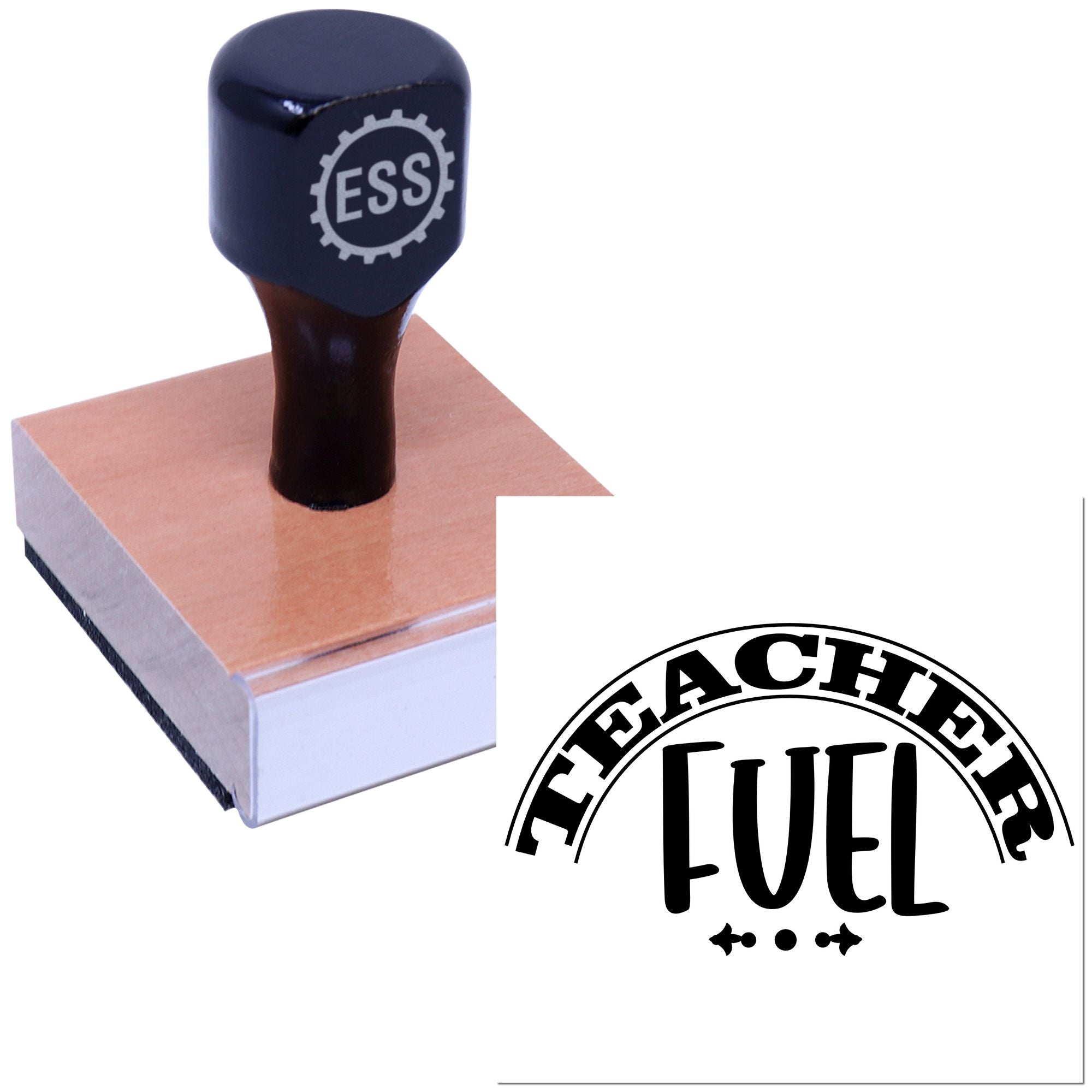 Educator Morning Boost Crafting Rubber Stamp
