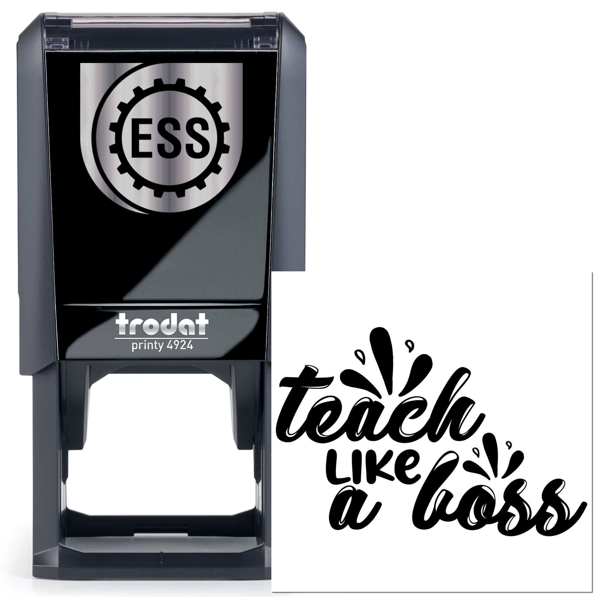 Self-Inking Bossy Teacher Crafting Stamp