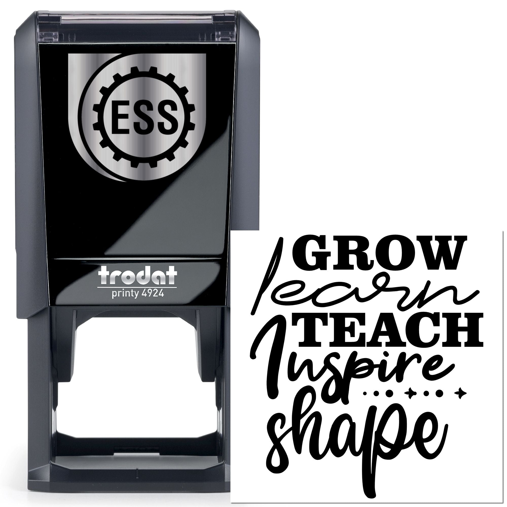 Self-Inking Inspirational Typography Card Making Stamp