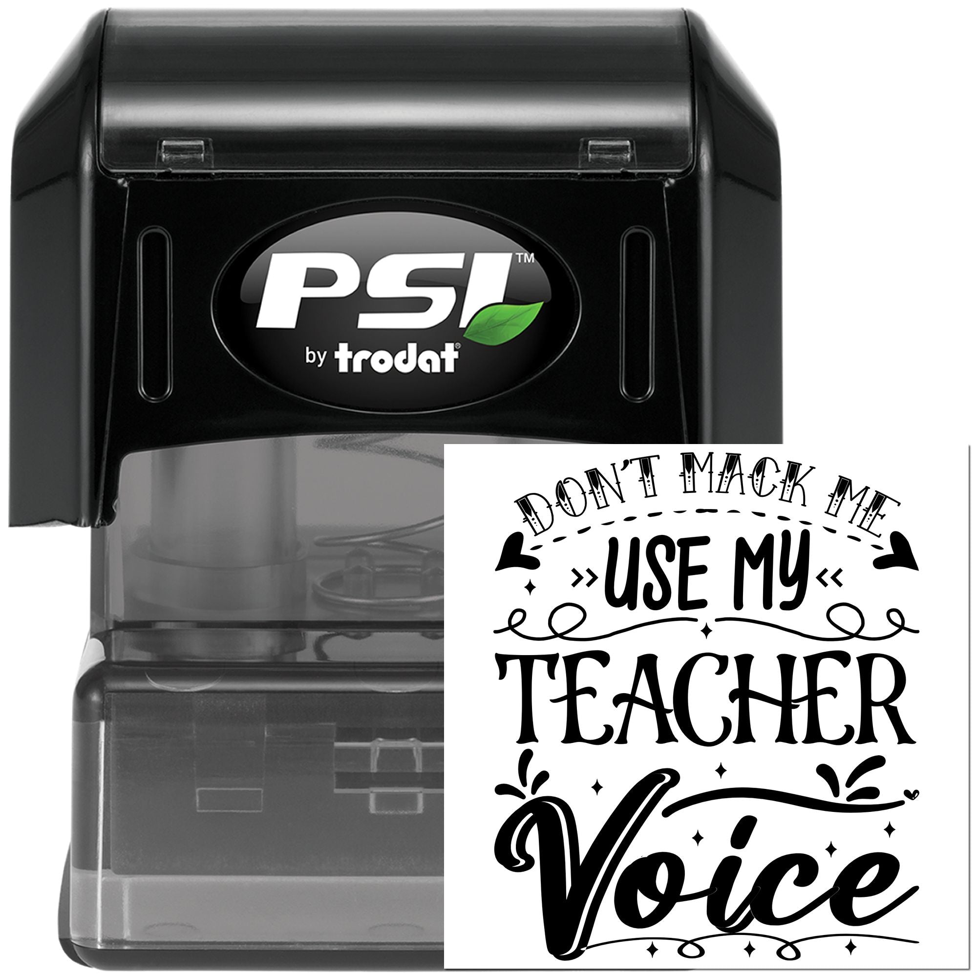 Pre-Inked Teacher Voice Power Cardmaking Stamp
