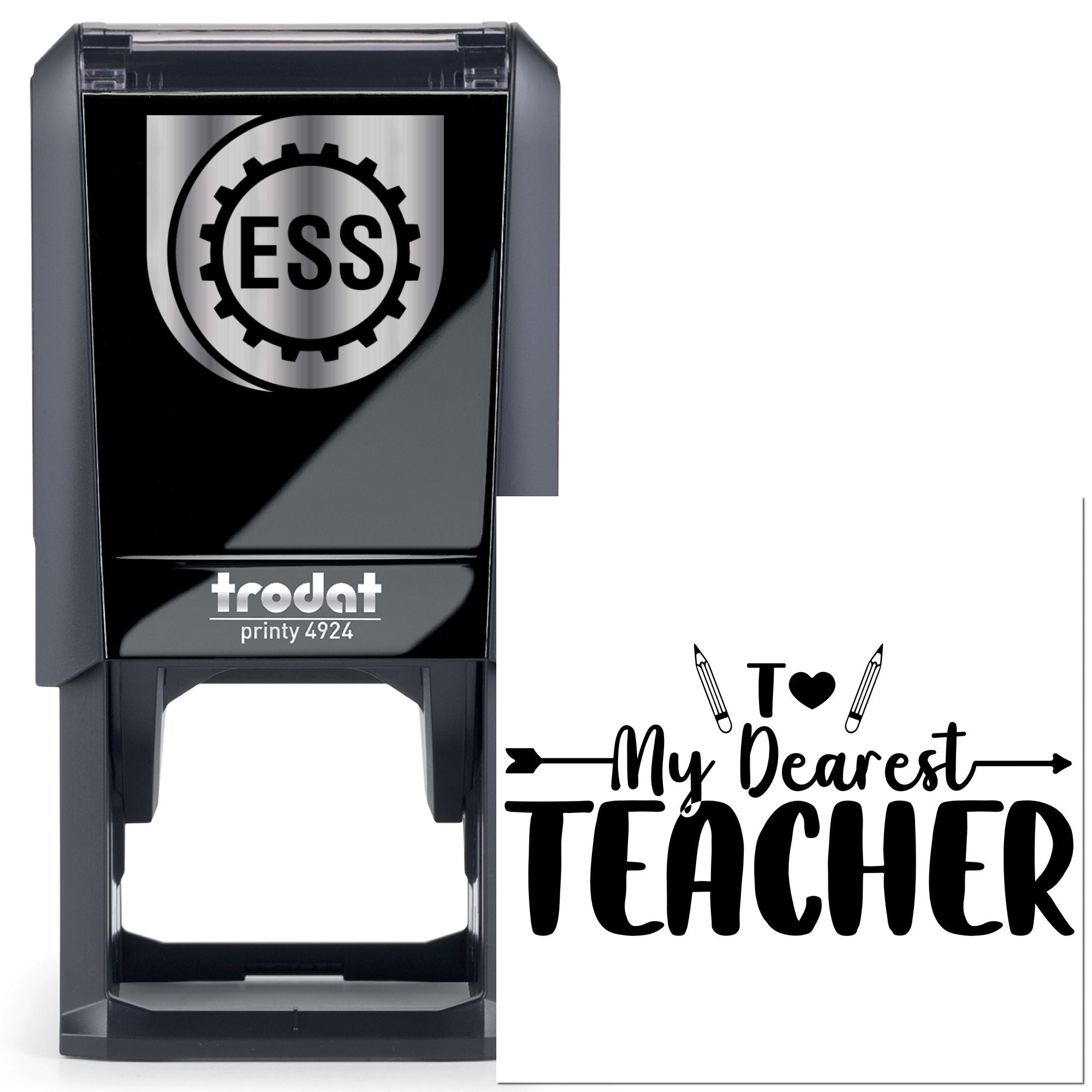 Self-Inking Dear Teacher Greeting Card Stamp