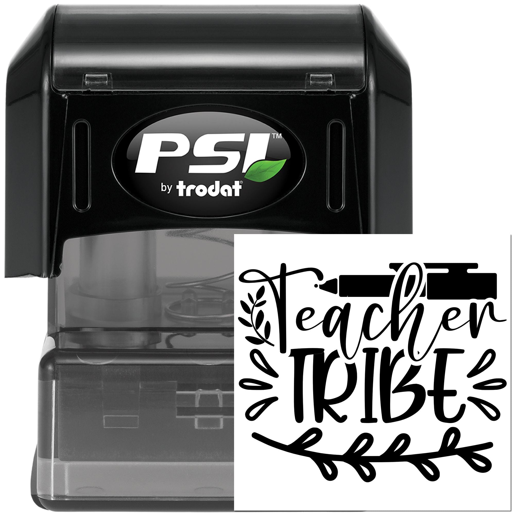 Pre-Inked Teacher Tribe Art Paper Goods Stamp