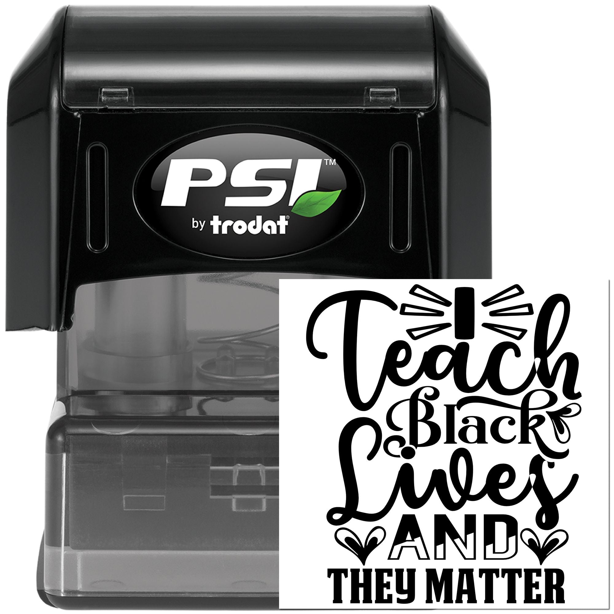 Pre-Inked Black Lives Matter Scrapbook Stamp