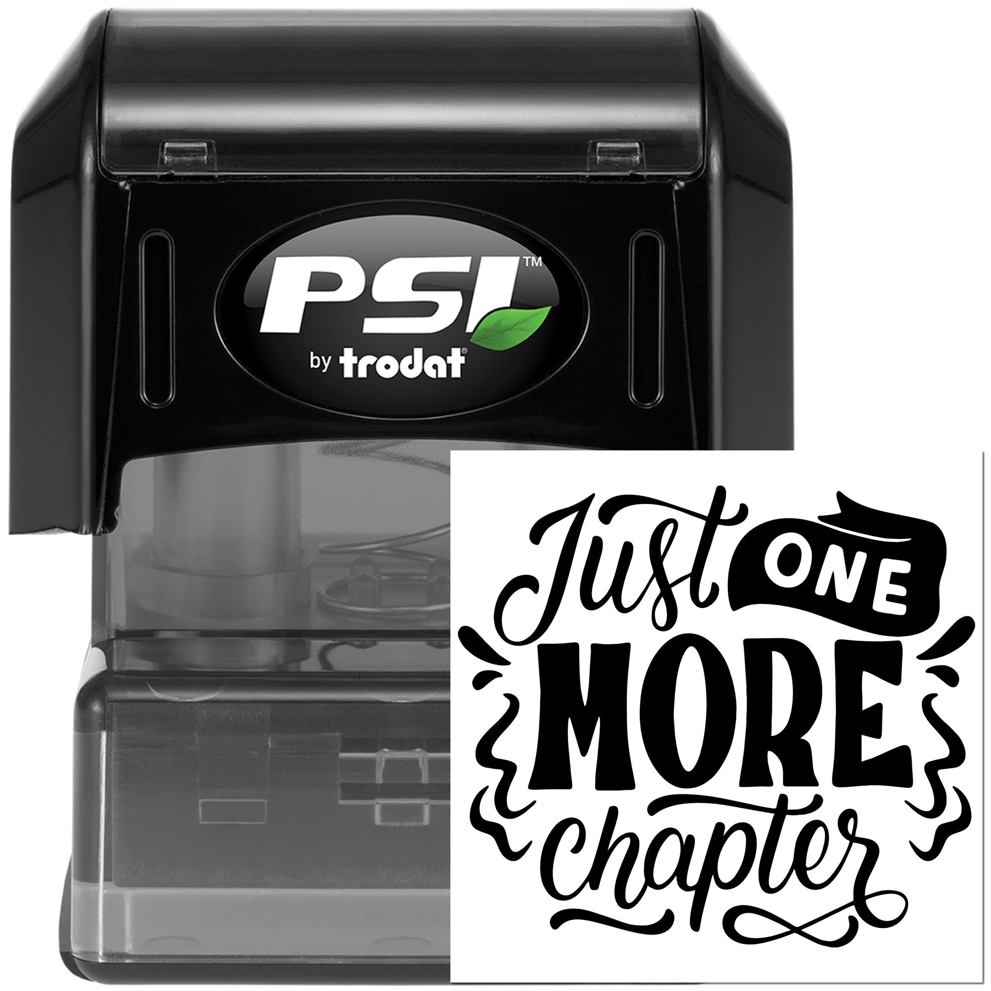 Pre-Inked Just One More Scrapbooking Stamp