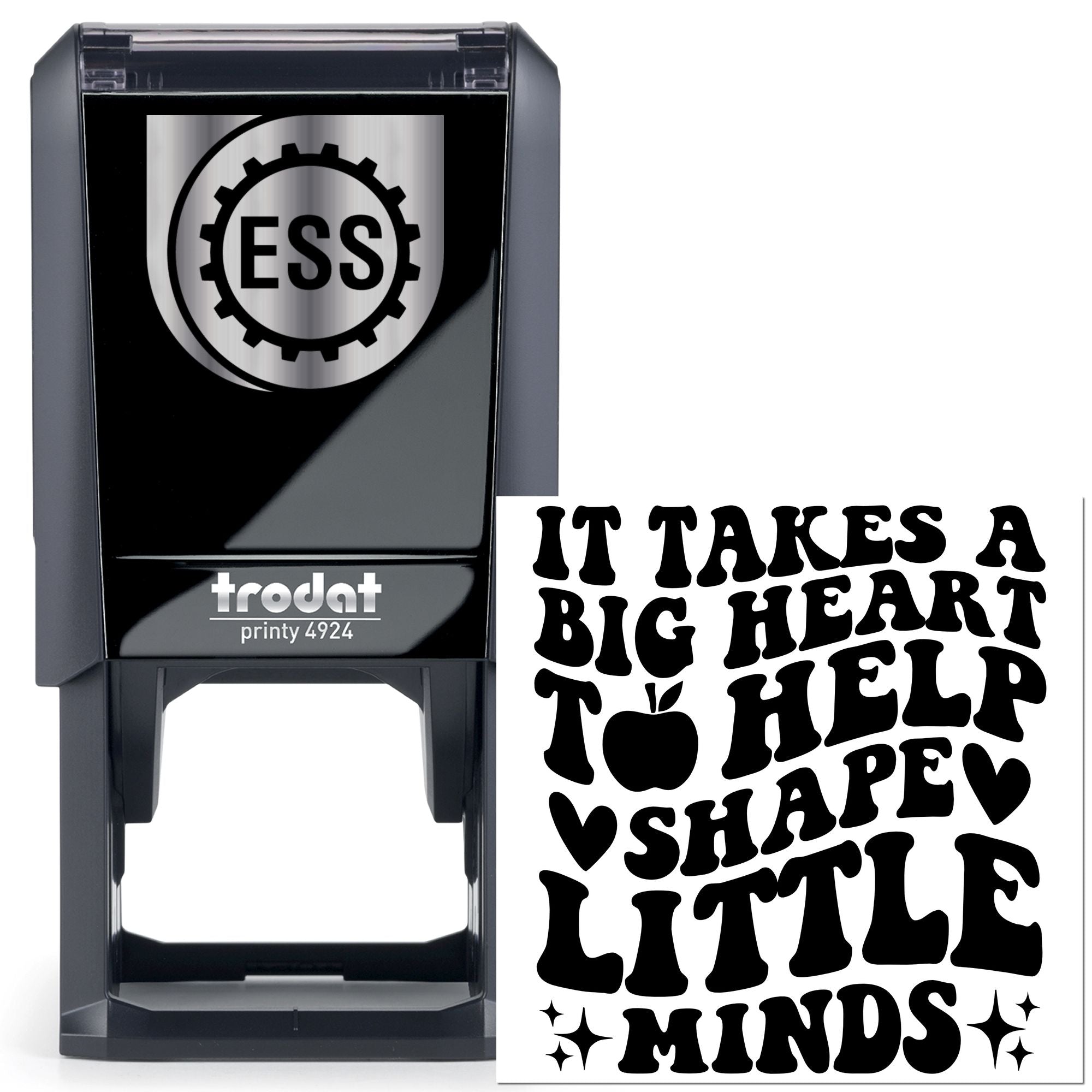 Self-Inking Heartfelt Learning Papercraft Stamp