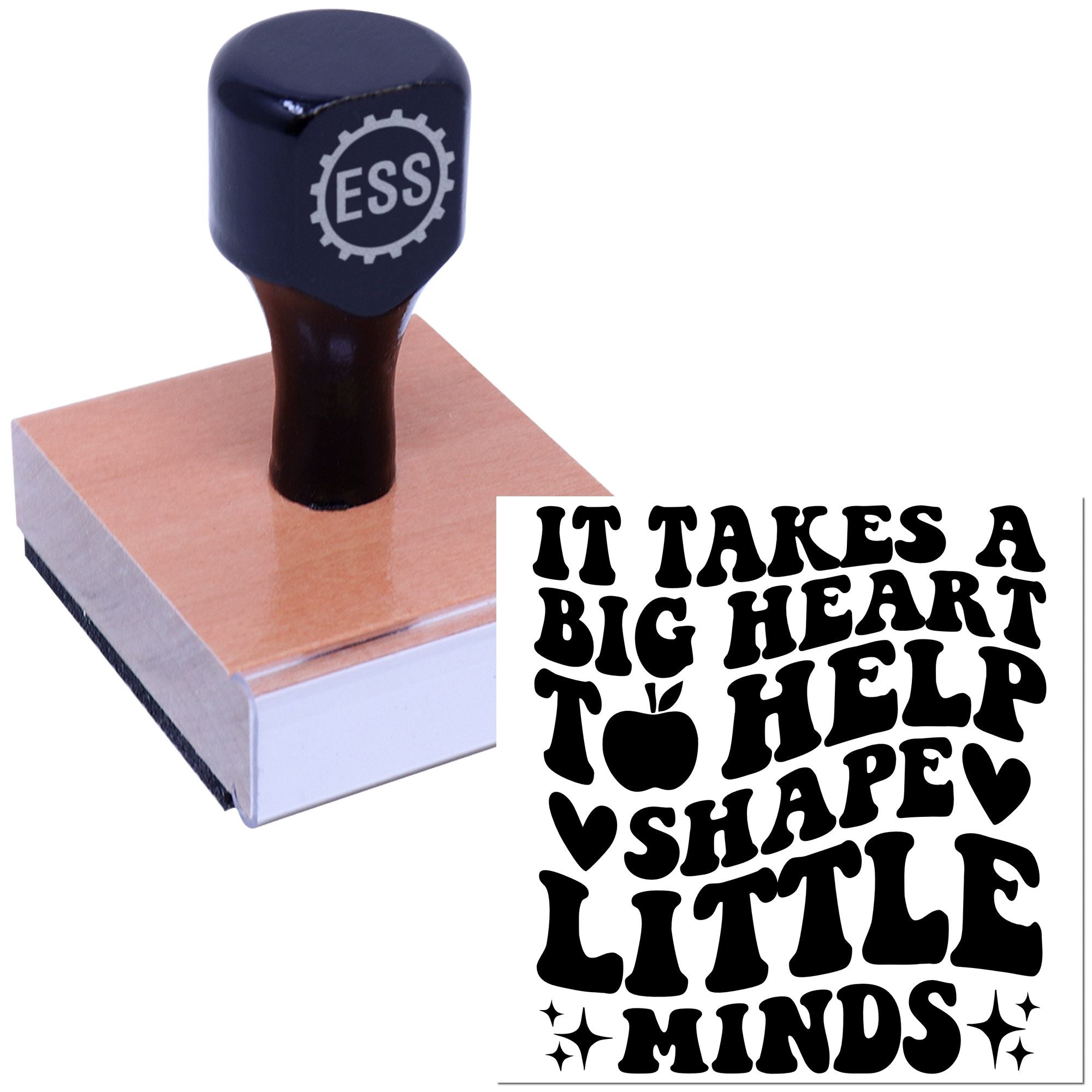 Heartfelt Teaching Tribute Paper Craft Rubber Stamp