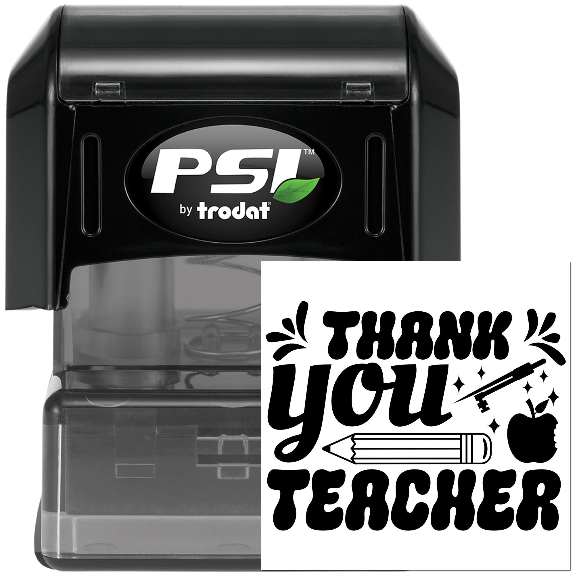 Pre-Inked Thank You Teacher Paper Craft Stamp