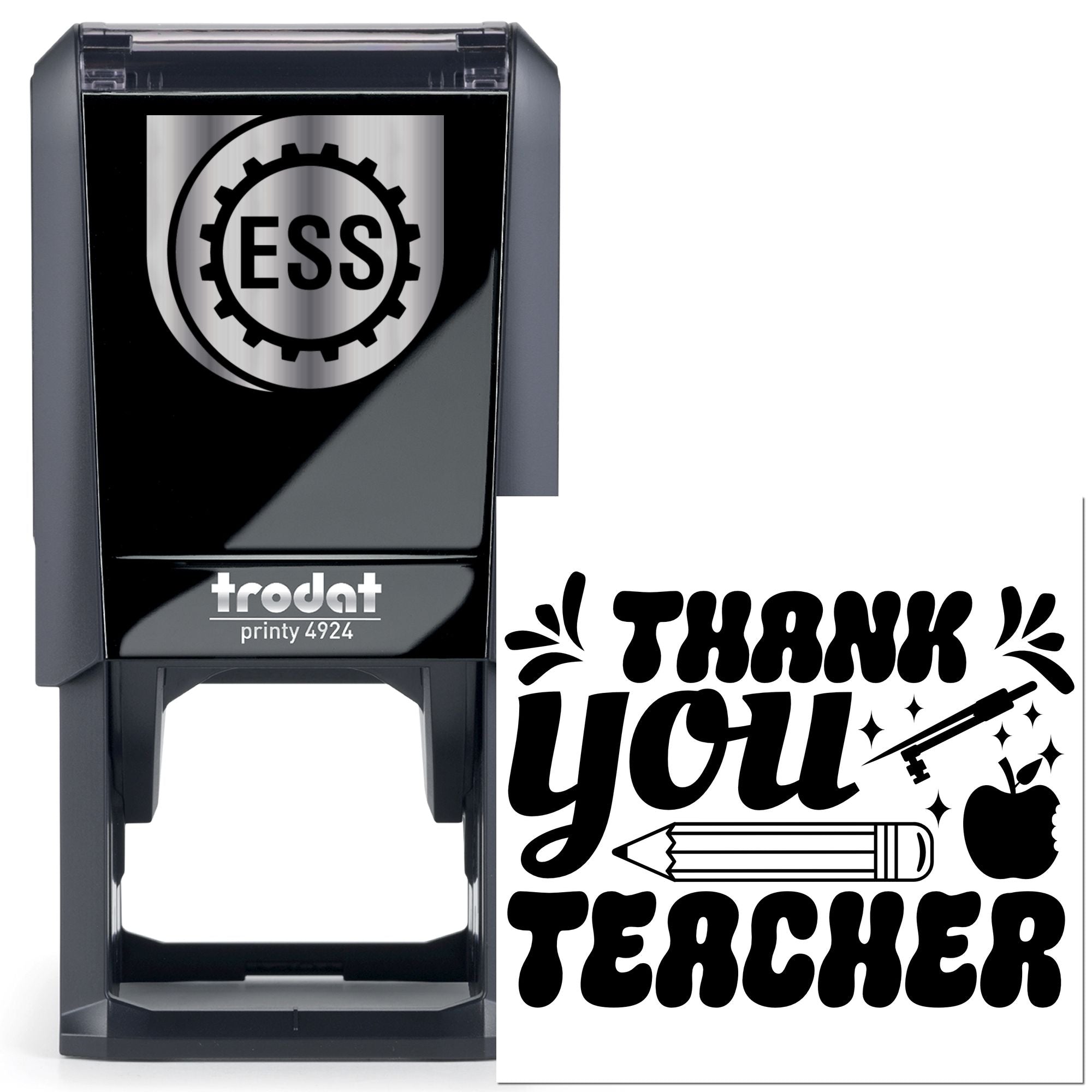 Self-Inking Teacher Appreciation Journaling Stamp