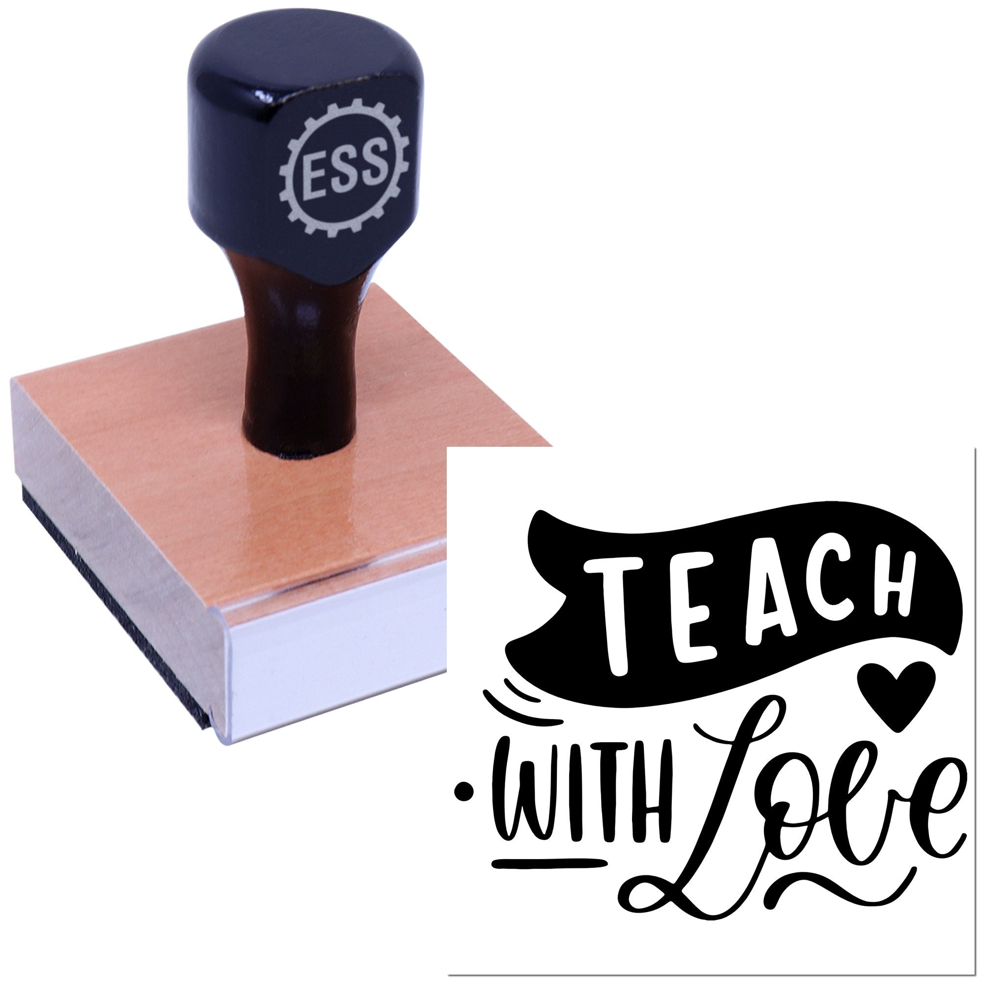 Love Inspired Teaching Paper Craft Rubber Stamp