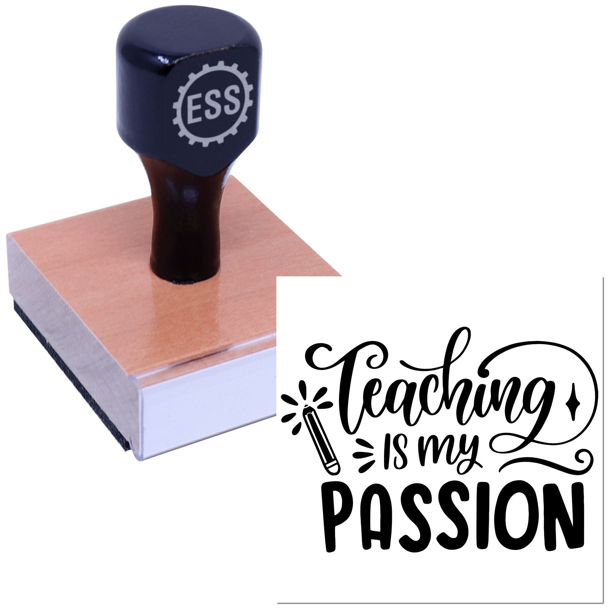 Inspiring Teaching Design Paper Craft Rubber Stamp