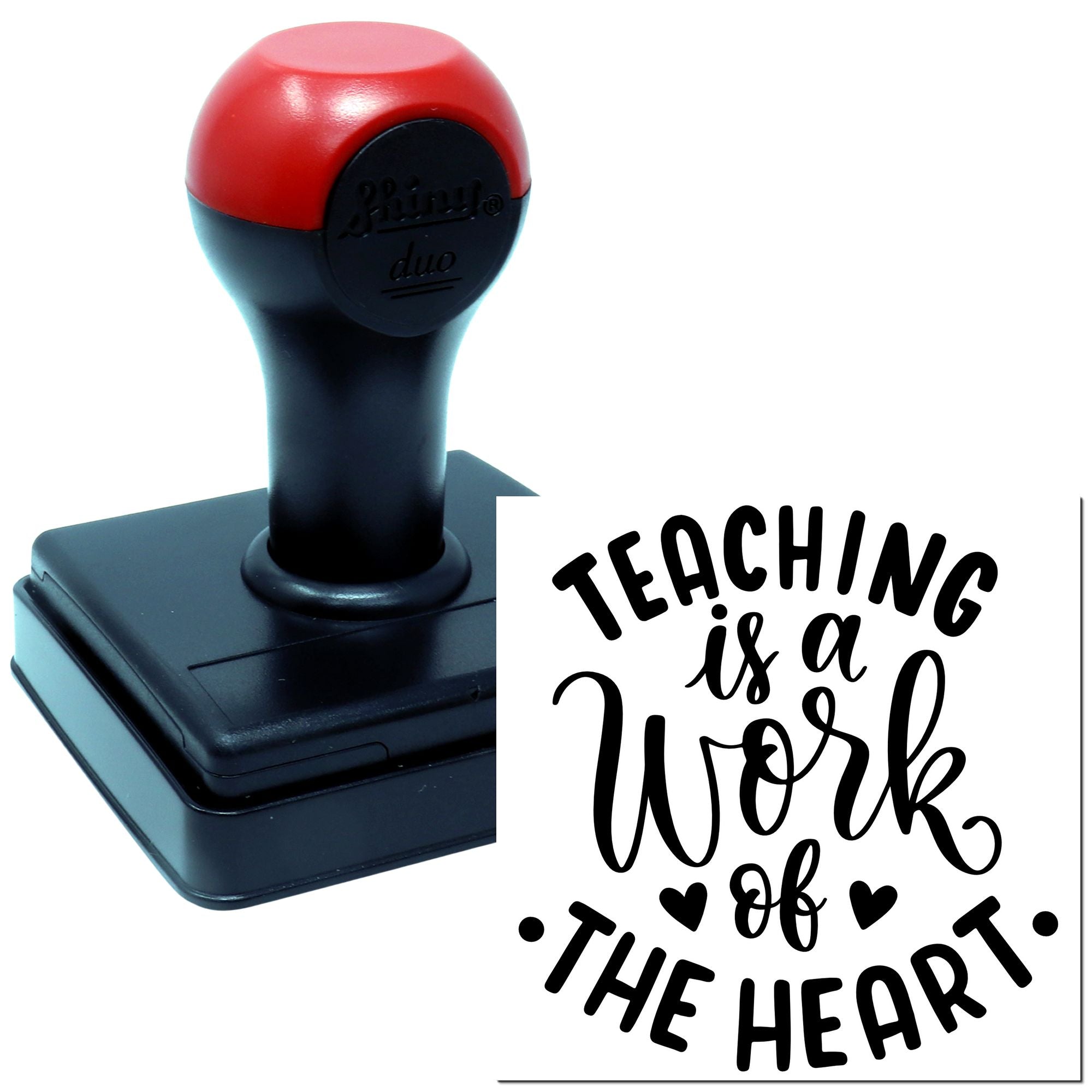 Duo Teaching Work Of The Heart Hand Stamp