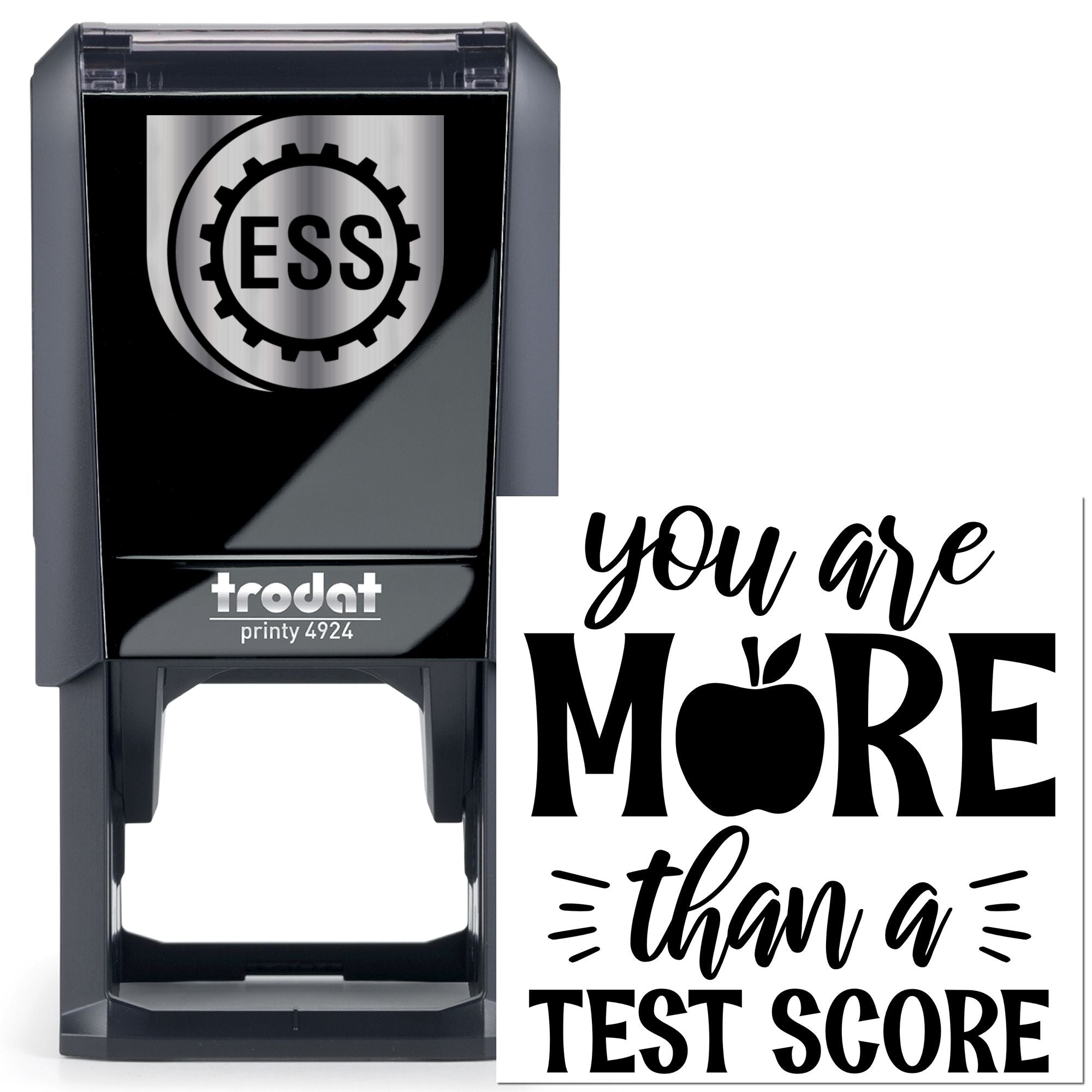 Self-Inking Motivational Quote Mini Card Stamp