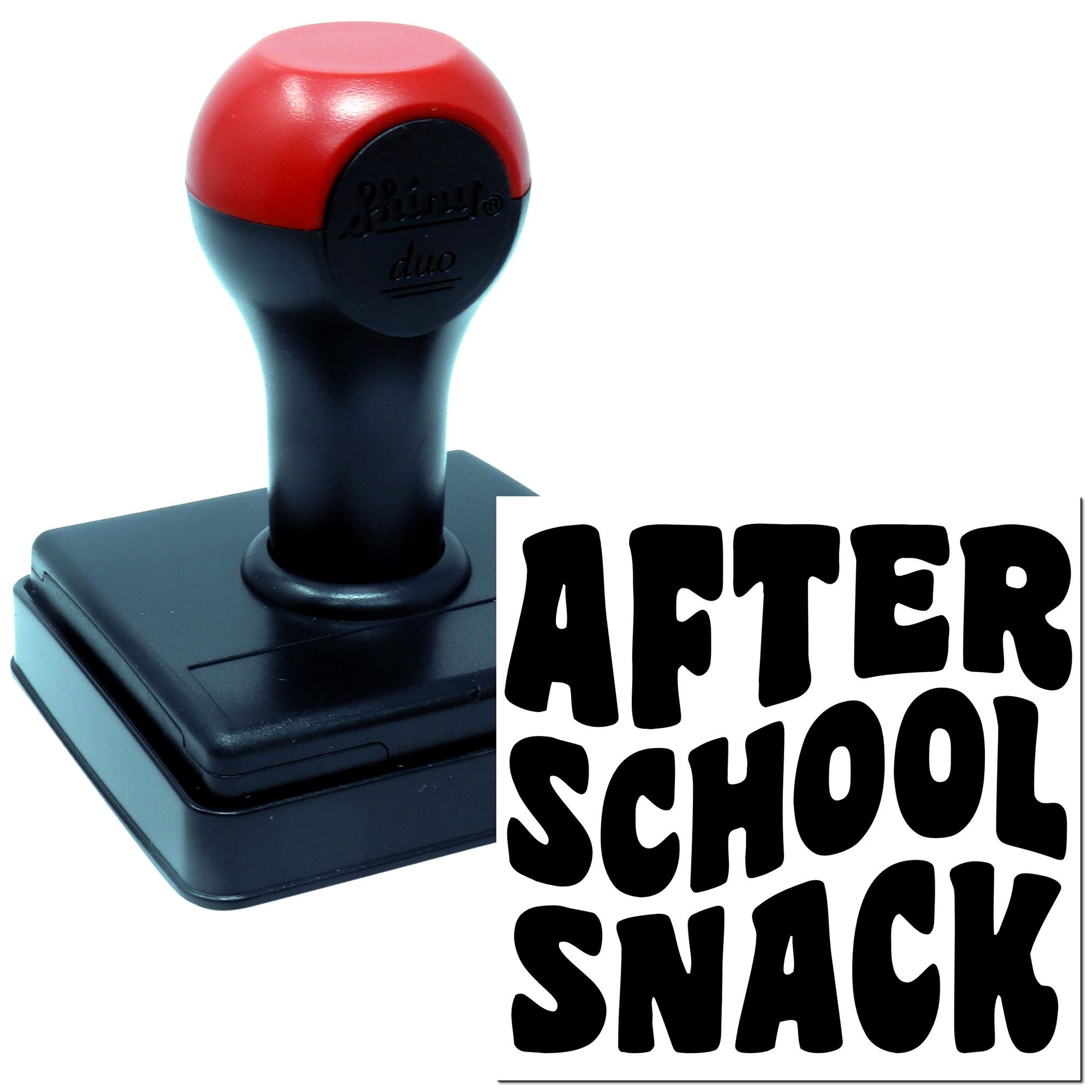 Duo Bold Playful After School Snack Hand Stamp