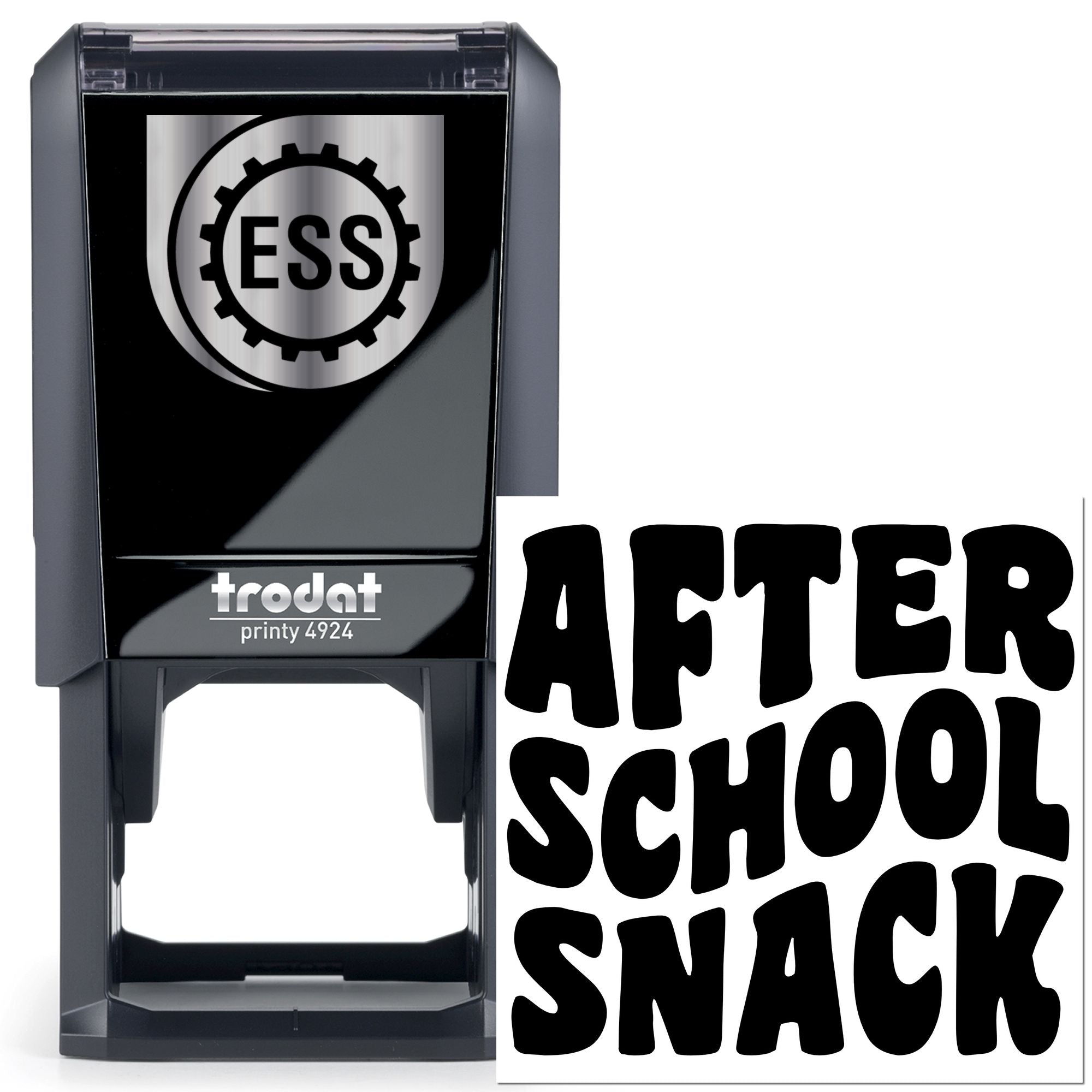 Self-Inking Afterschool Snack Party Favor Stamp