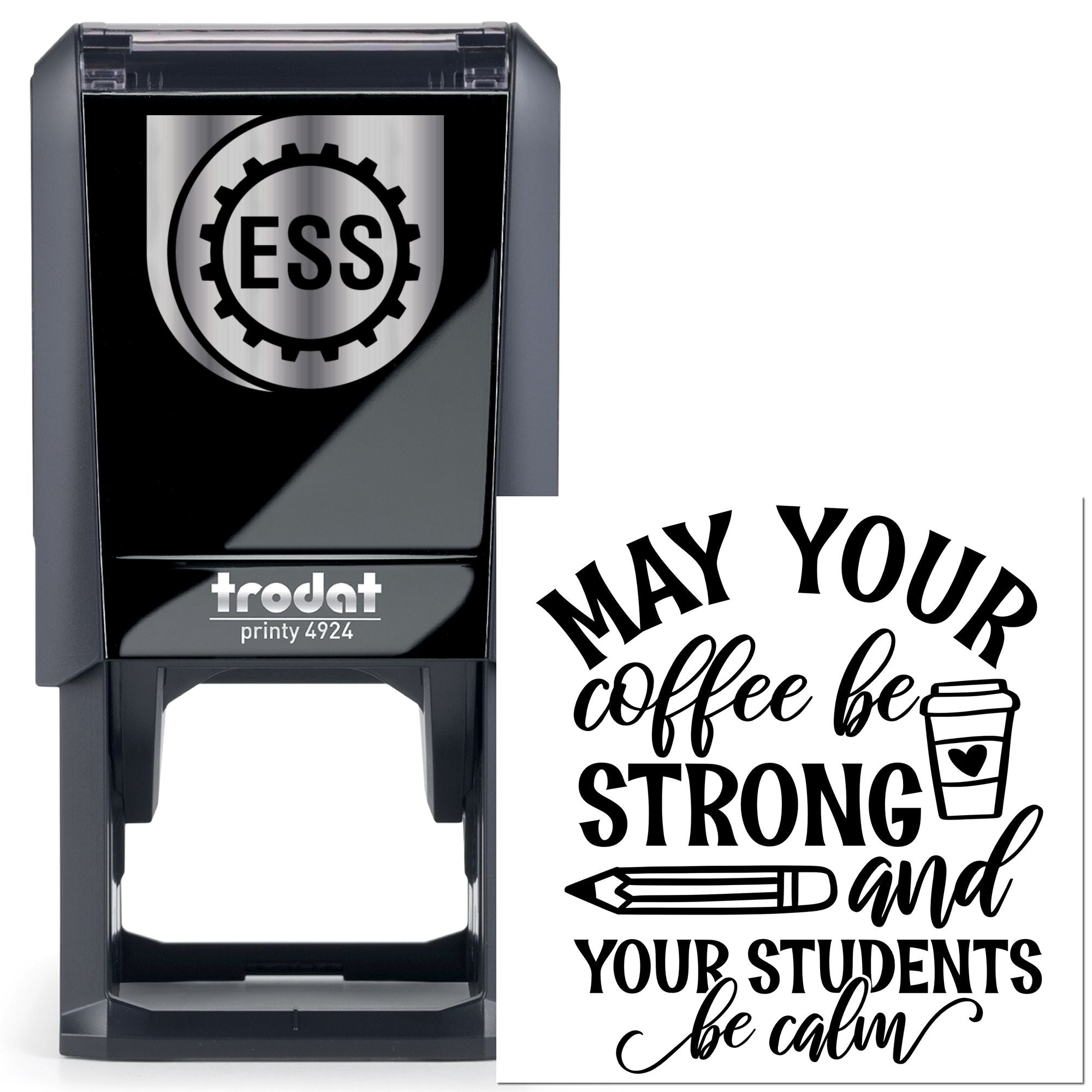 Self-Inking Teacher Mantra Crafting Stamp