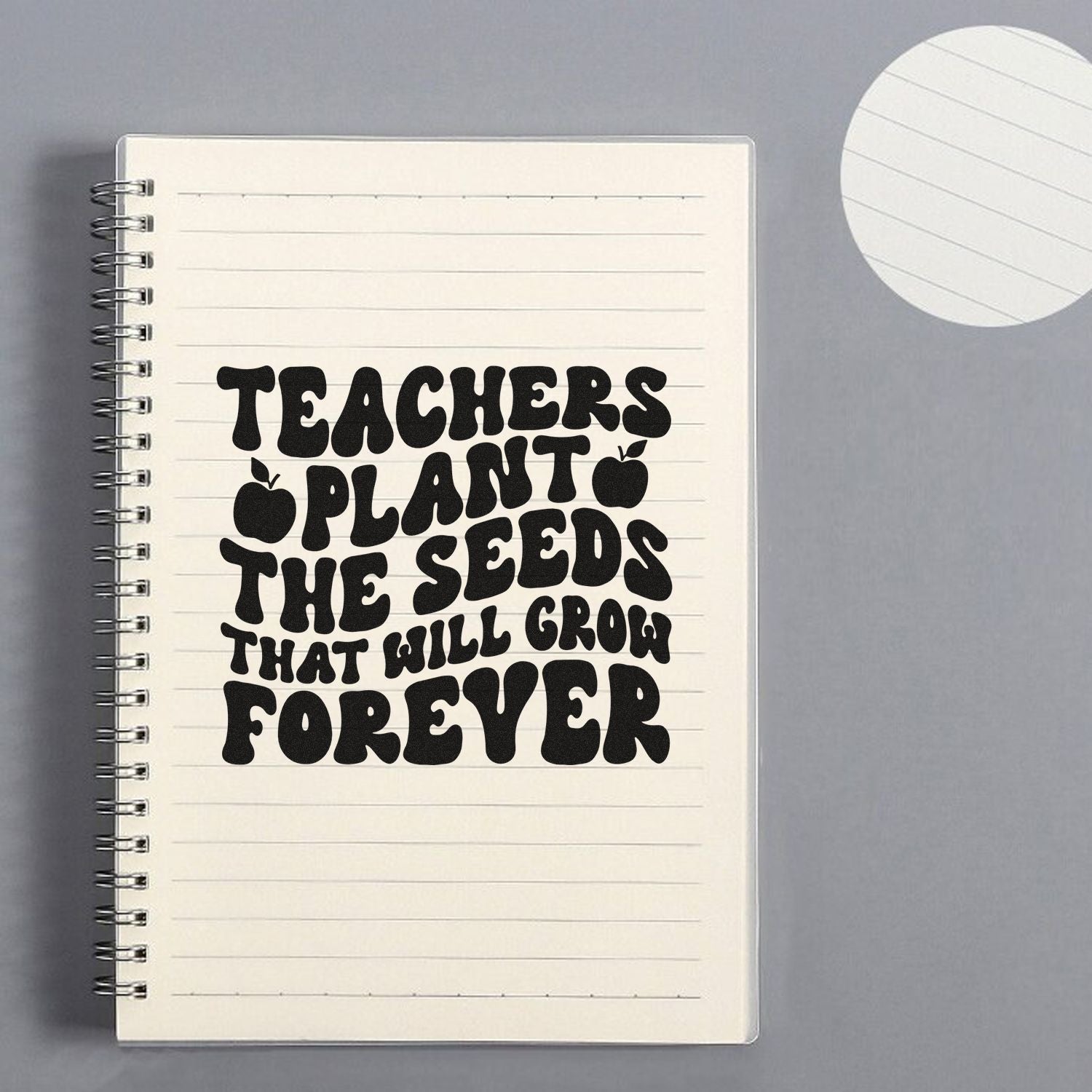 Planting Future Minds Note Card Rubber Stamp