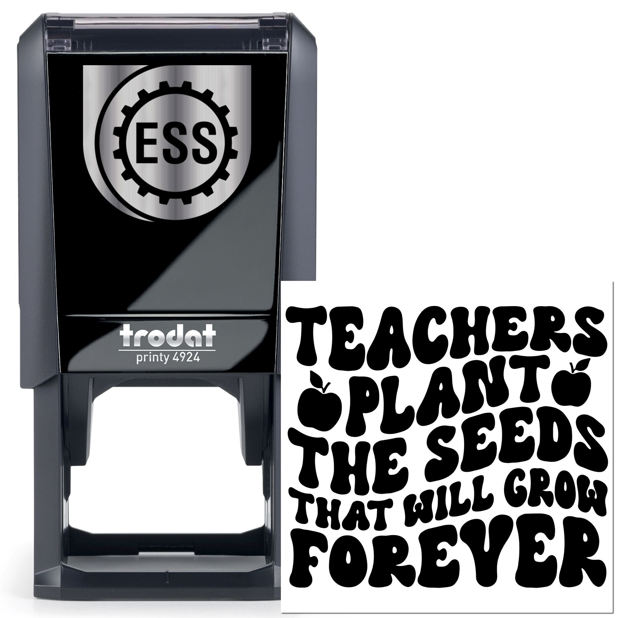 Self-Inking Education Legacy Greeting Card Stamp