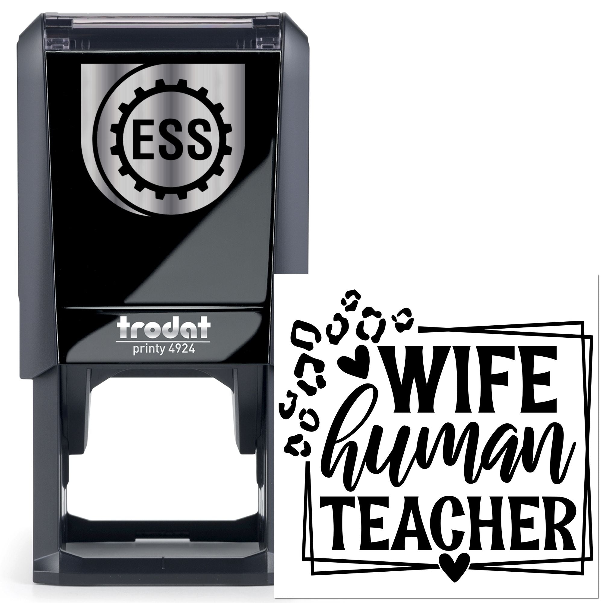 Self-Inking Wife Teacher Party Favor Stamp