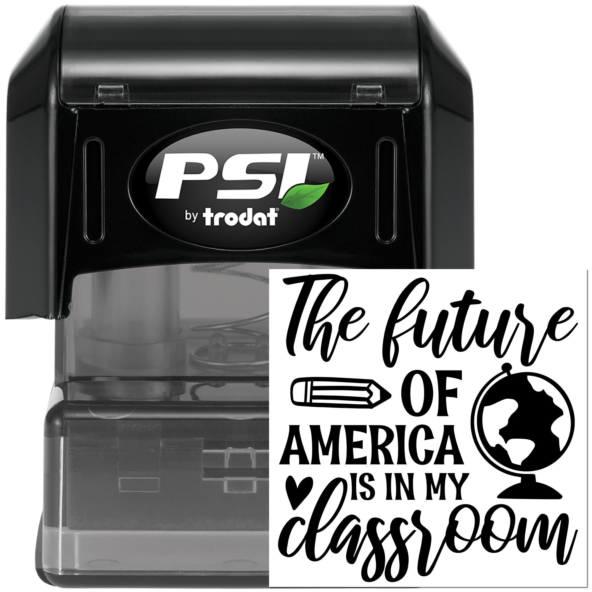 Pre-Inked America's Classroom Future Paper Craft Stamp