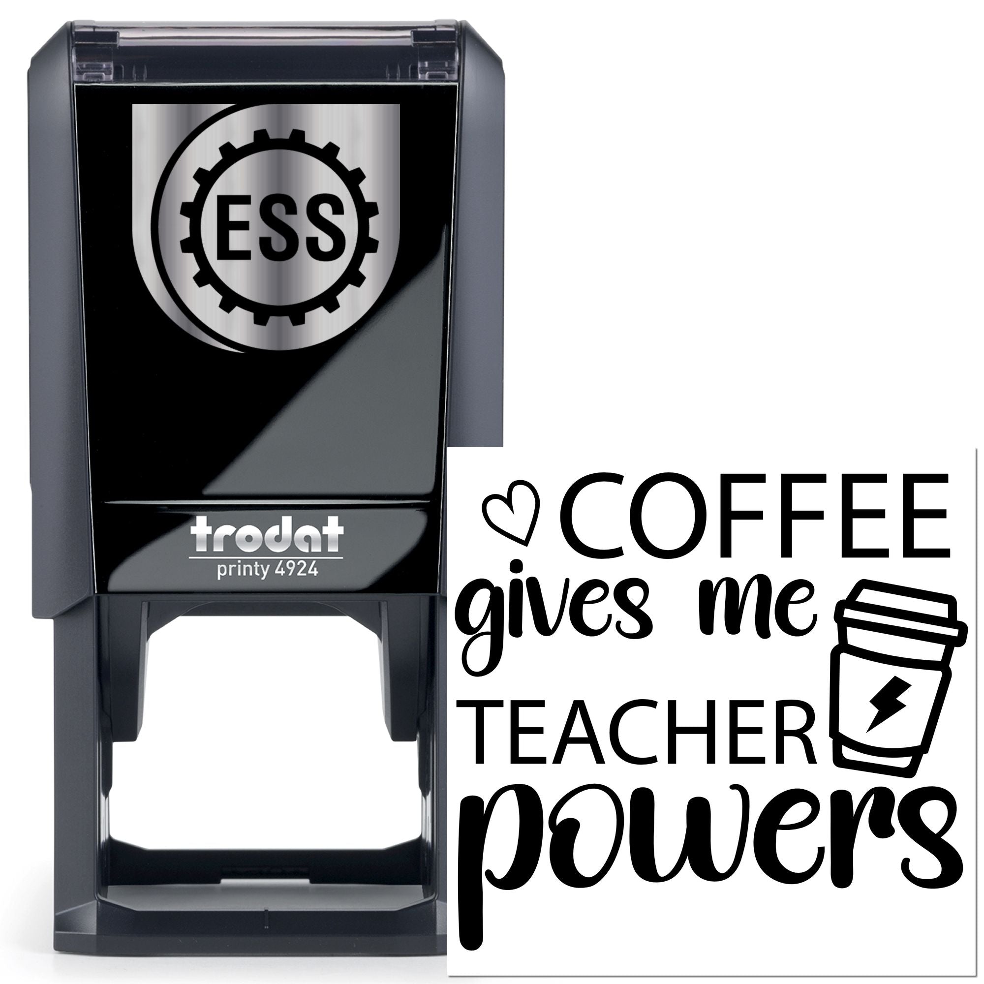 Self-Inking Teacher Fuel Tag Stamp