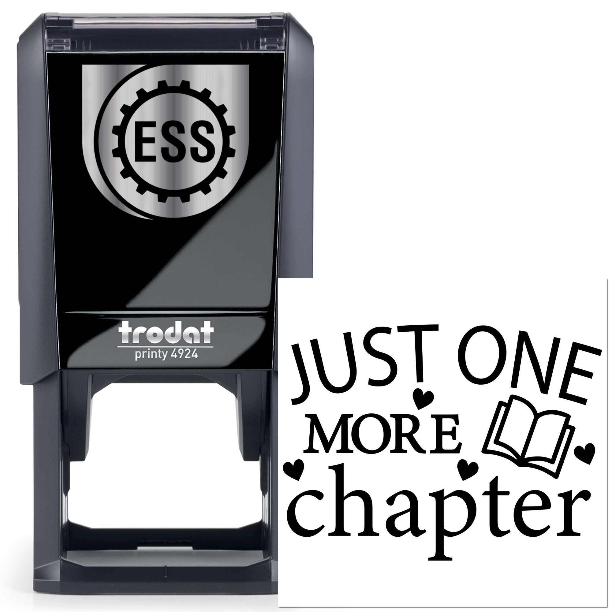 Self-Inking Chapter Addiction Scrapbook Stamp