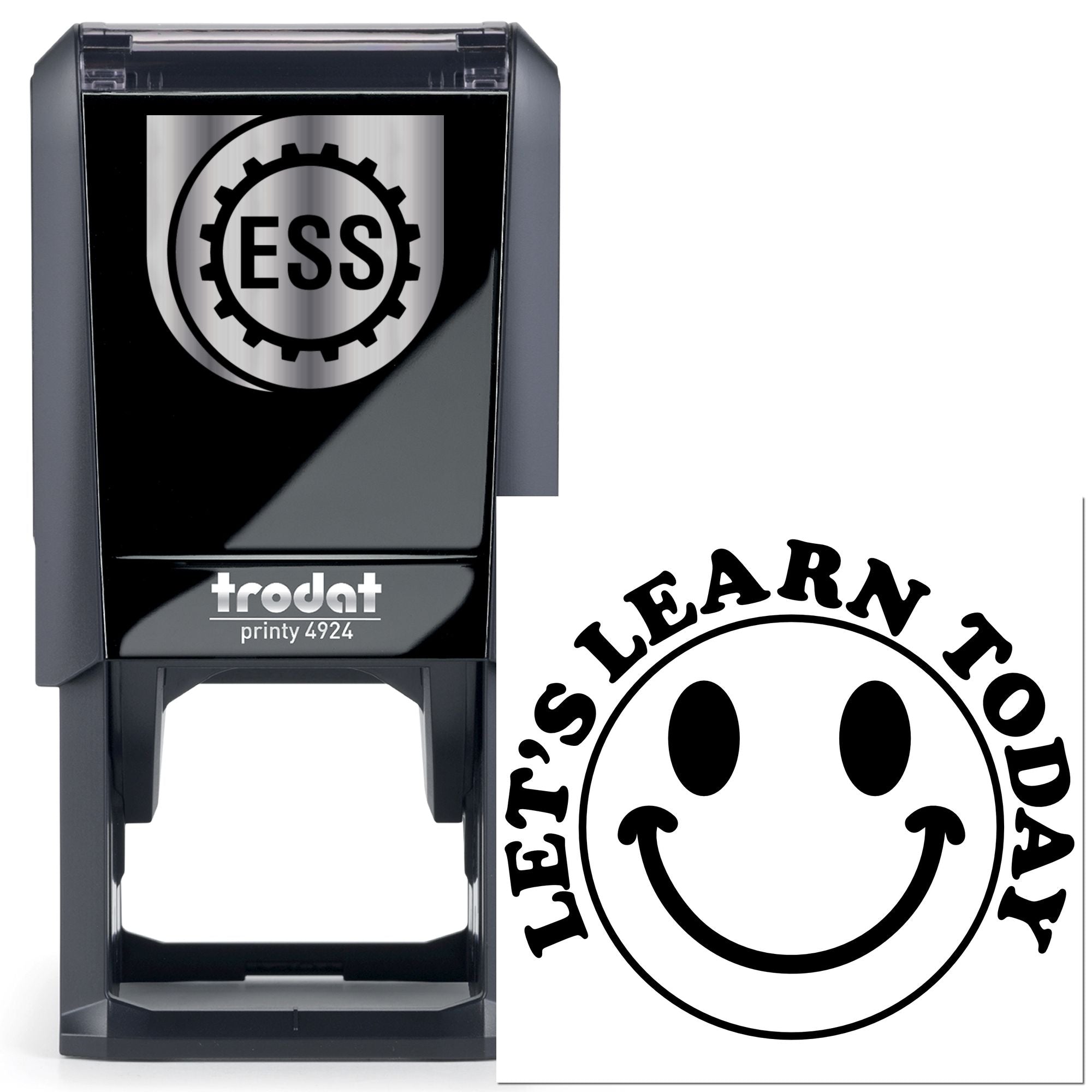 Self-Inking Happy Learning Scrapbooking Stamp