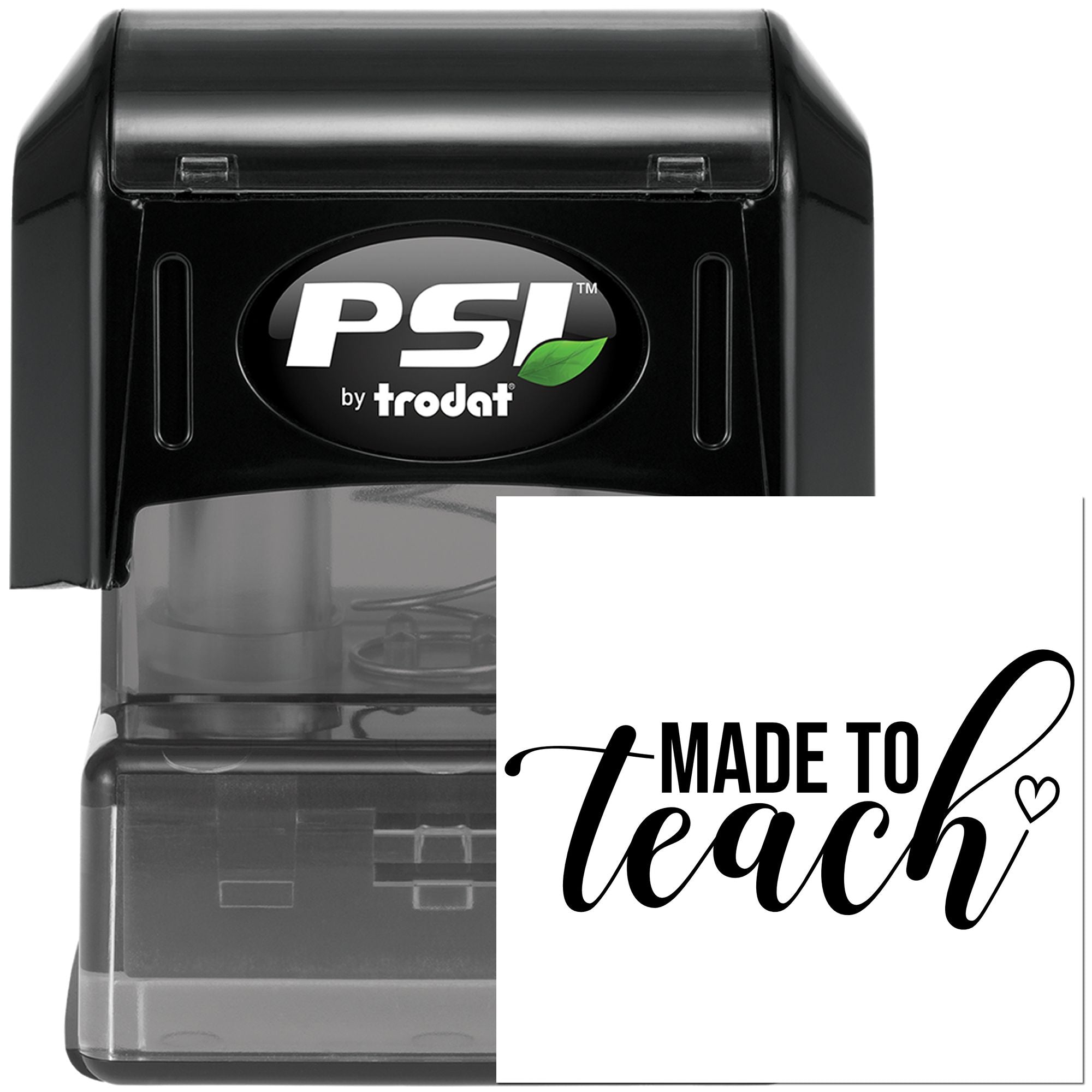 Pre-Inked Made To Teach Scrapbooking Stamp