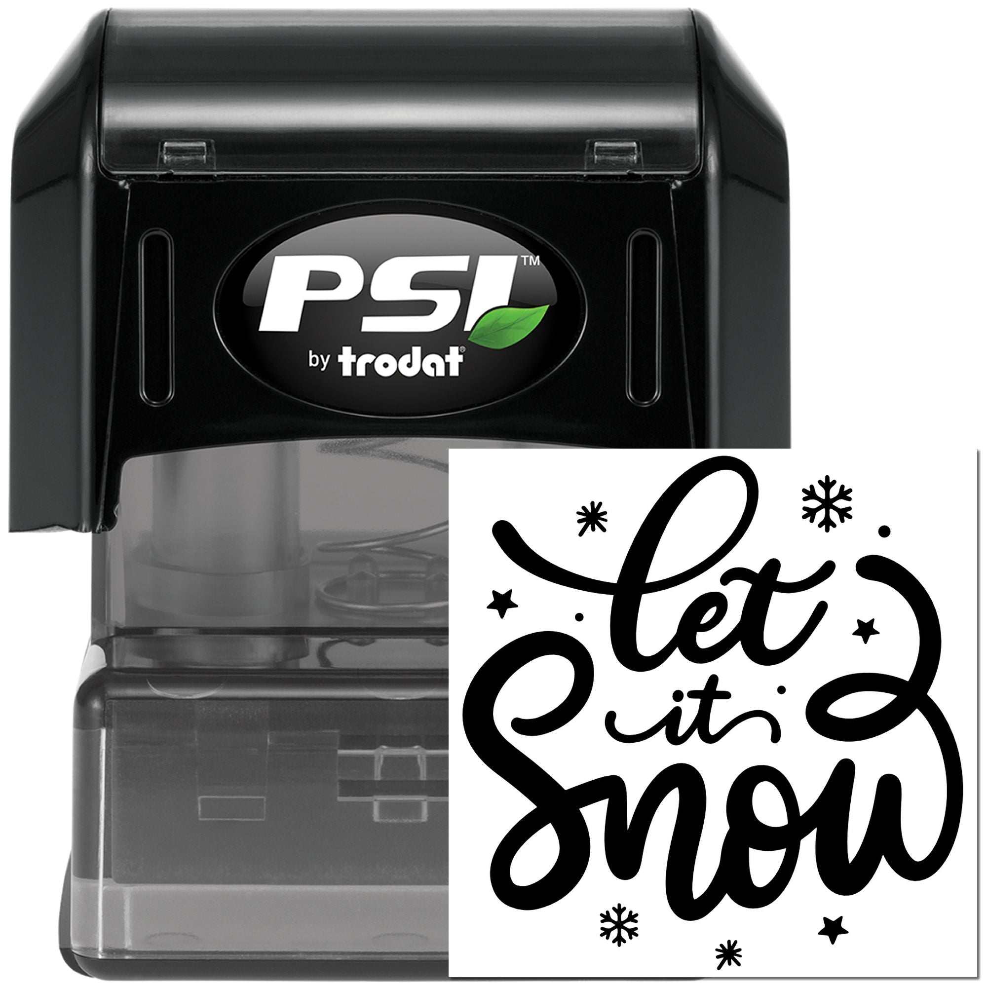 Pre-Inked Let It Snow Card Making Stamp