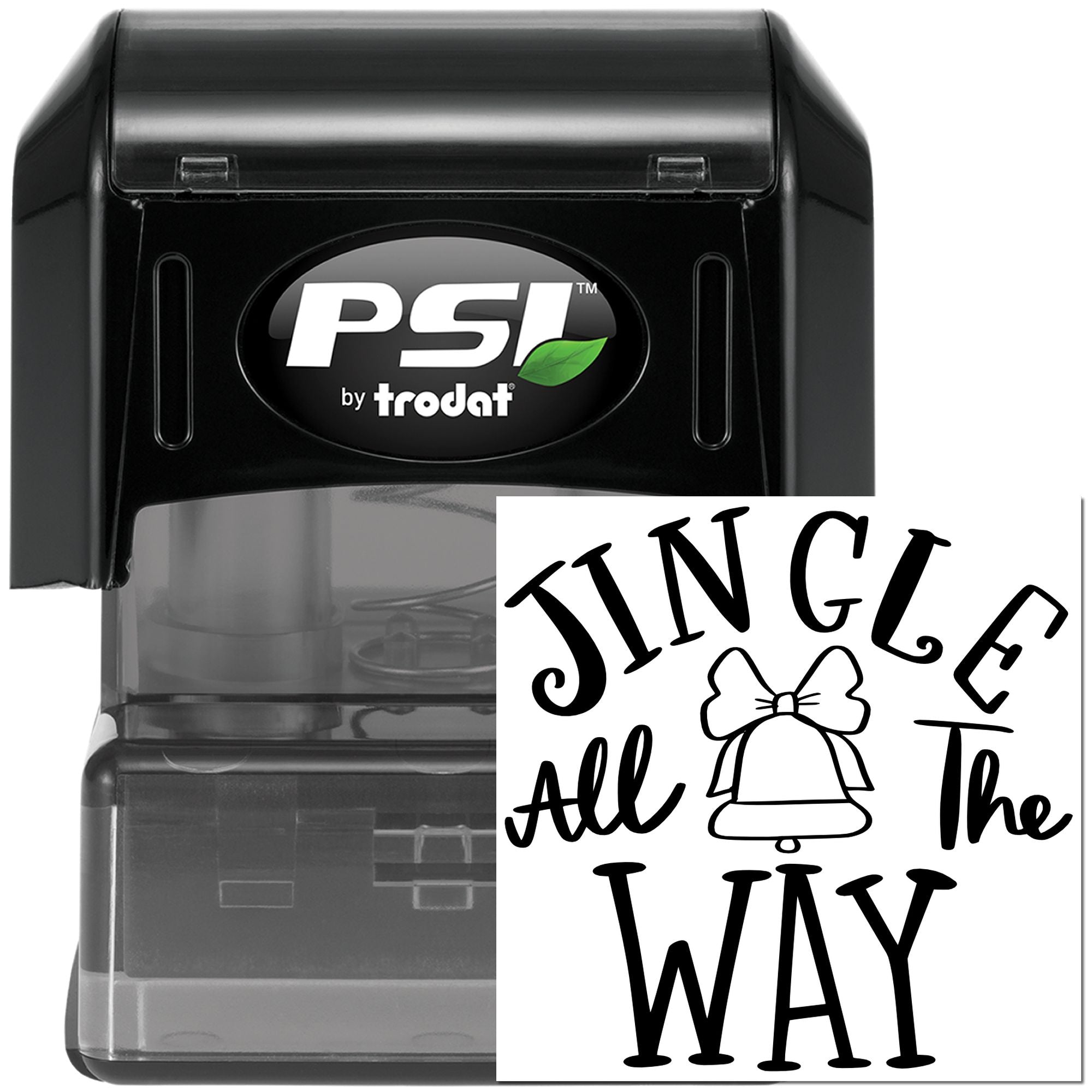 Pre-Inked Jingle Bell Joy Papercraft Stamp