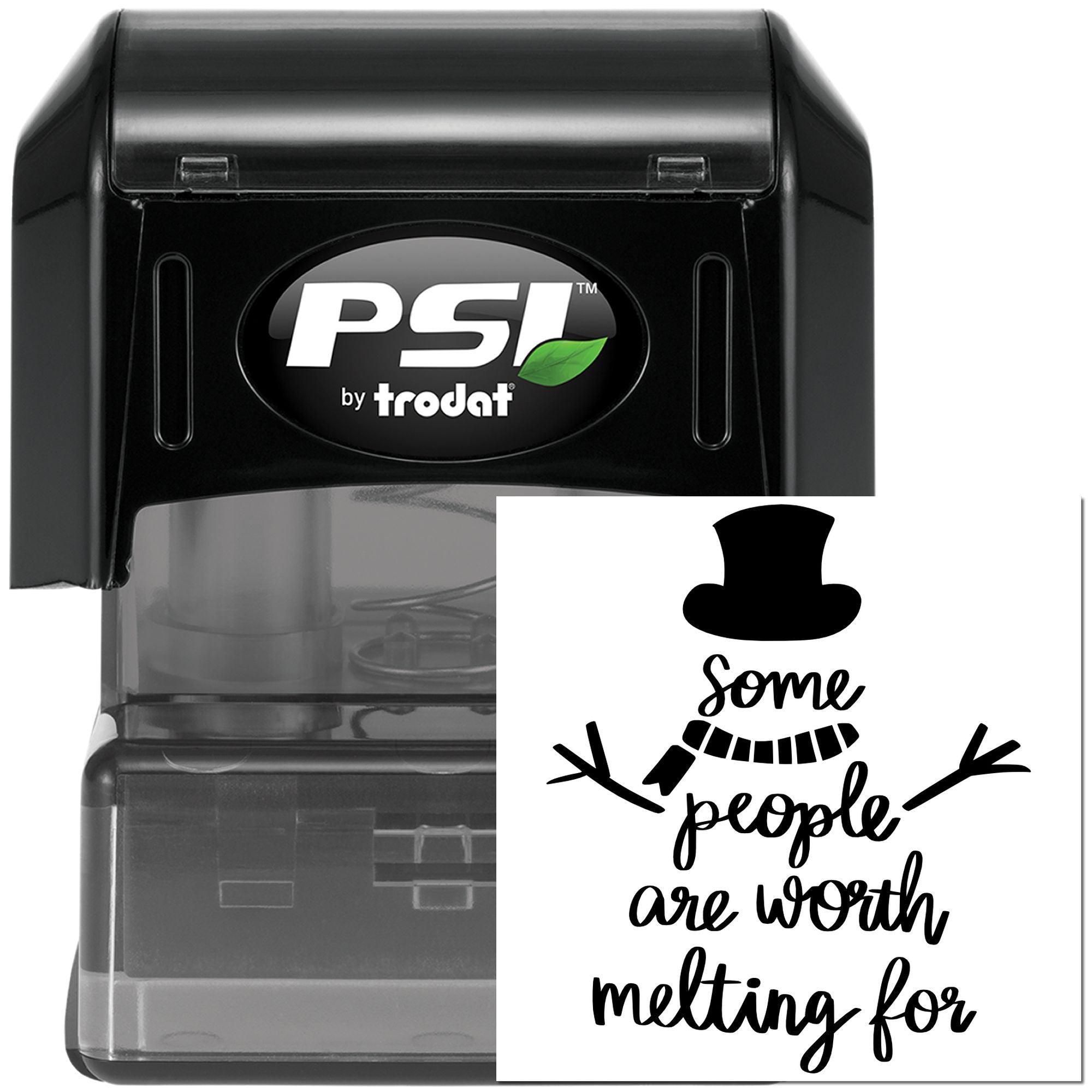 Pre-Inked Worth Melting For Tag Stamp