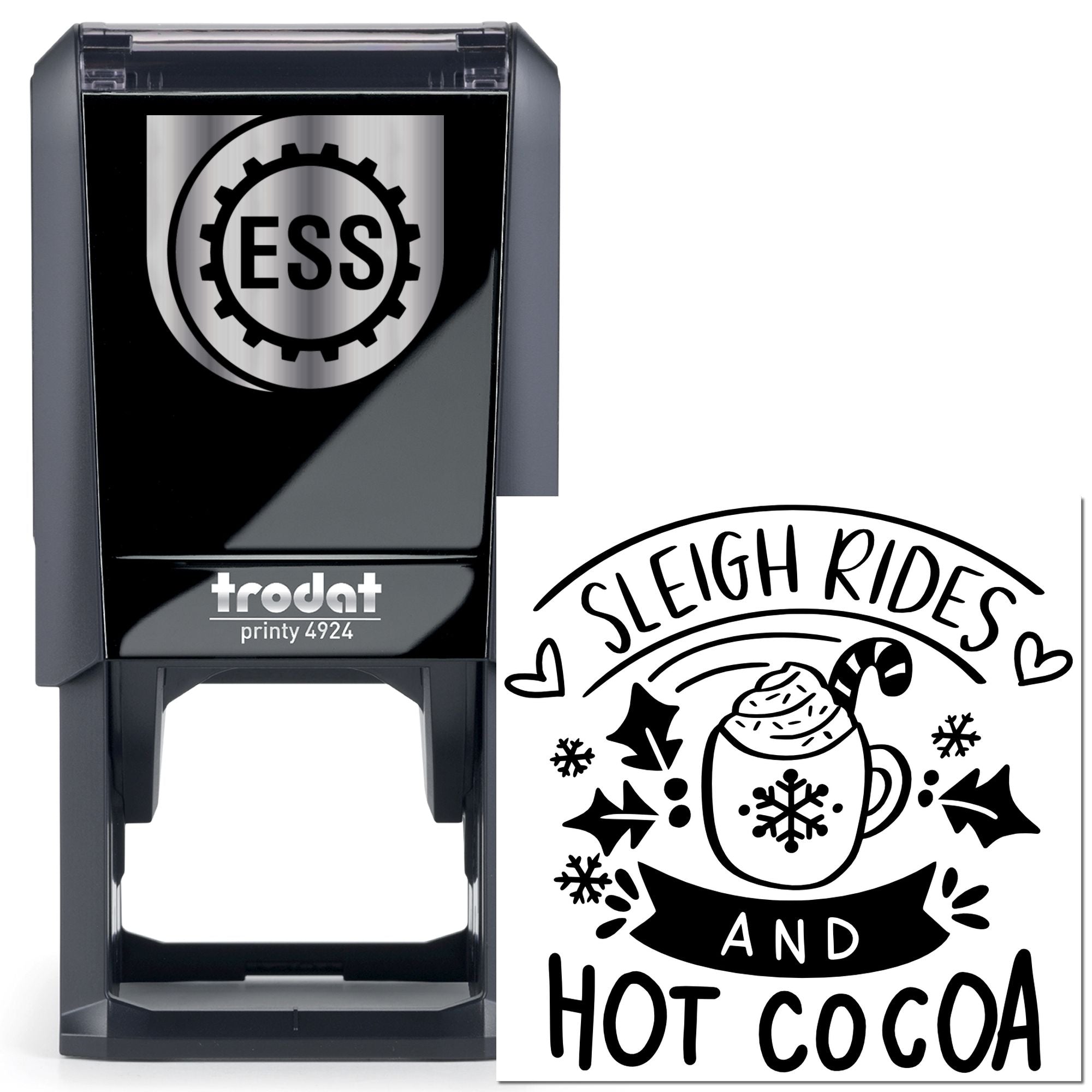 Self-Inking Cozy Cocoa Scrapbooking Stamp