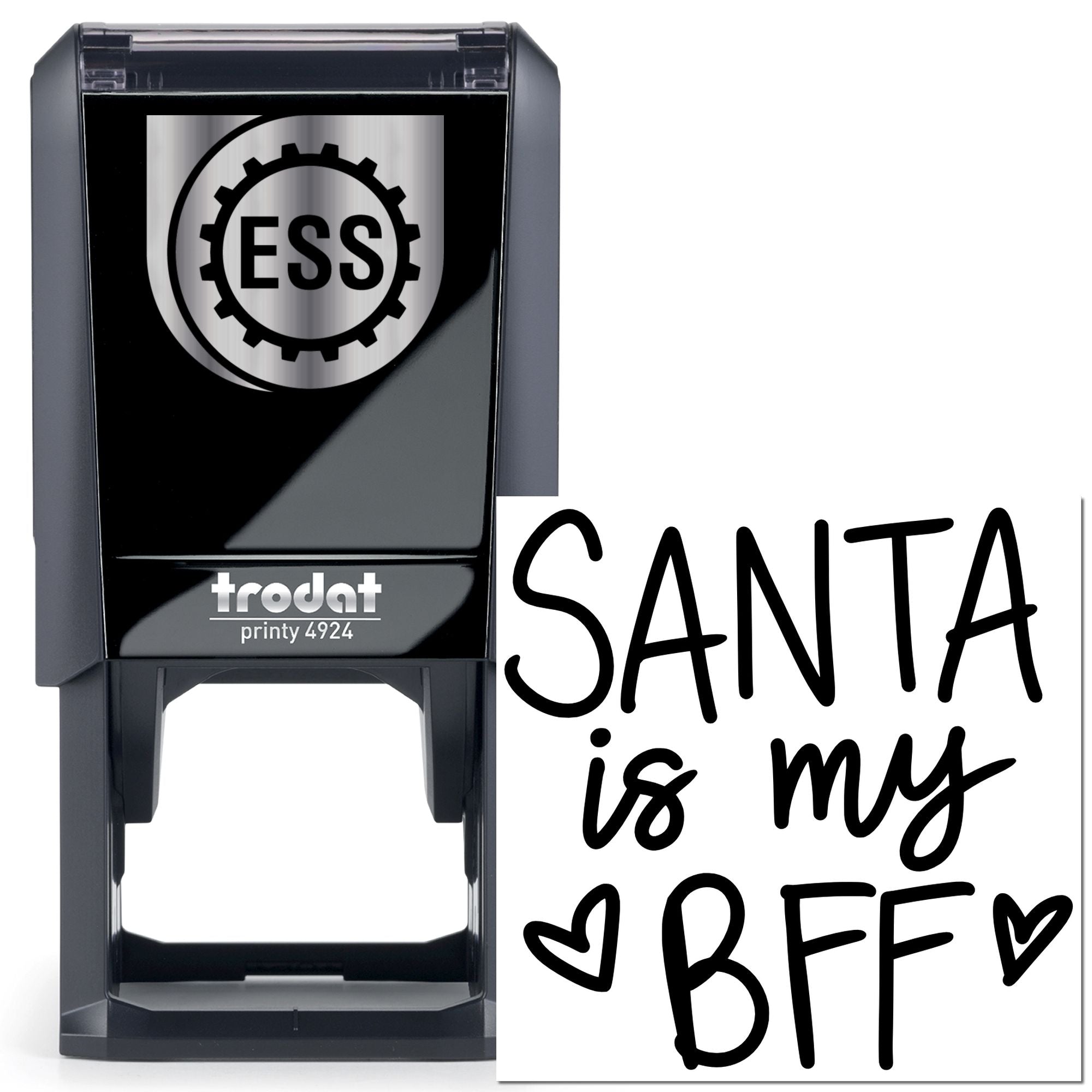 Self-Inking Santa Bff Cardmaking Stamp