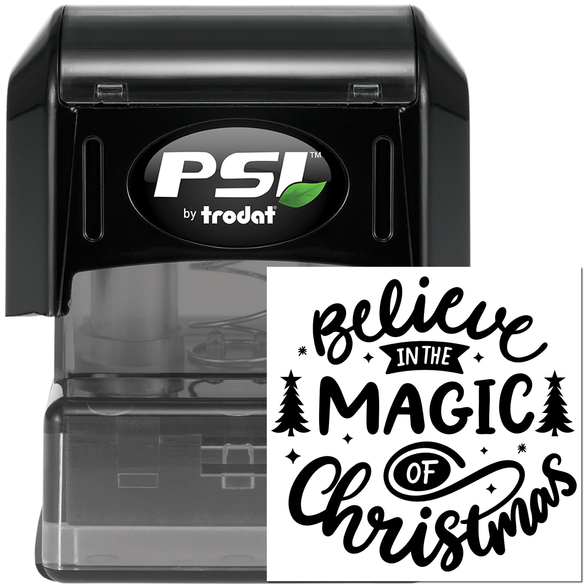 Pre-Inked Magic Of Christmas Postcard Stamp