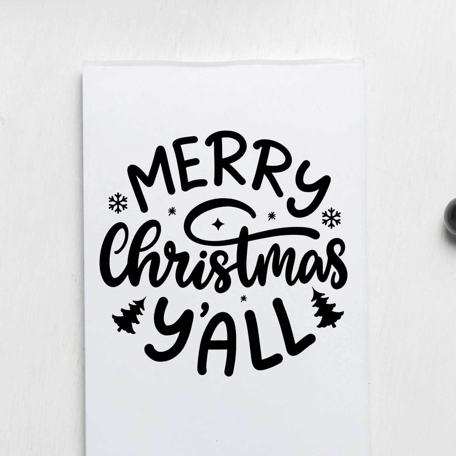 Self-Inking Merry Christmas Papercraft Stamp