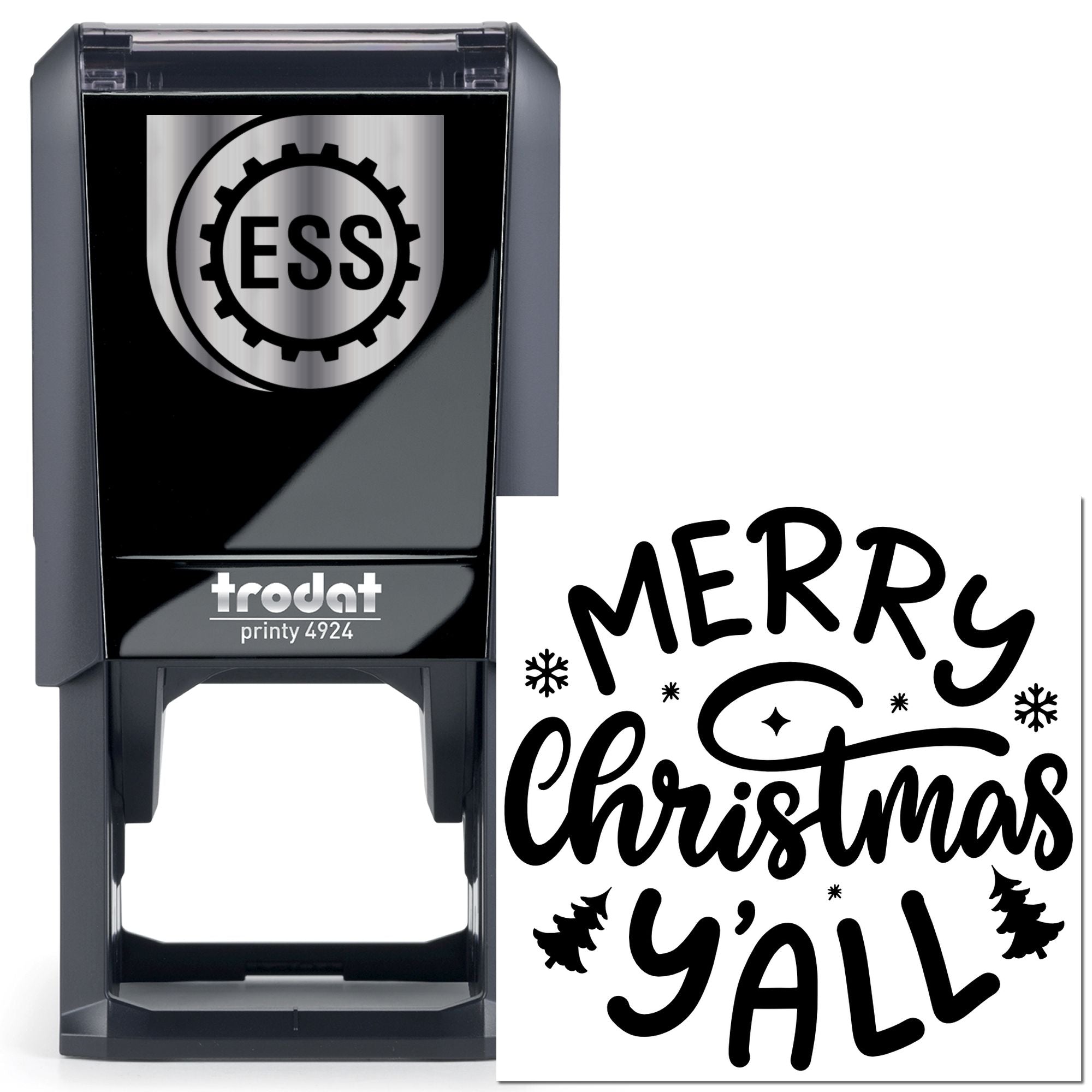Self-Inking Merry Christmas Papercraft Stamp