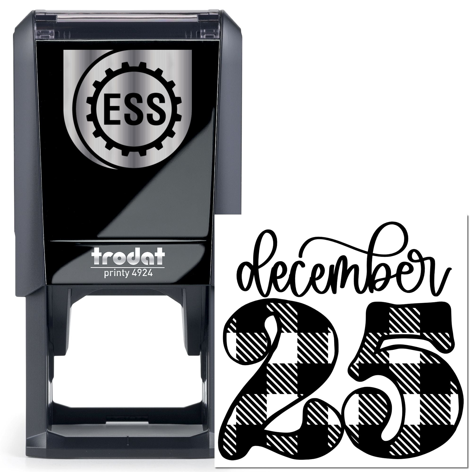 Self-Inking Christmas Day Note Card Stamp