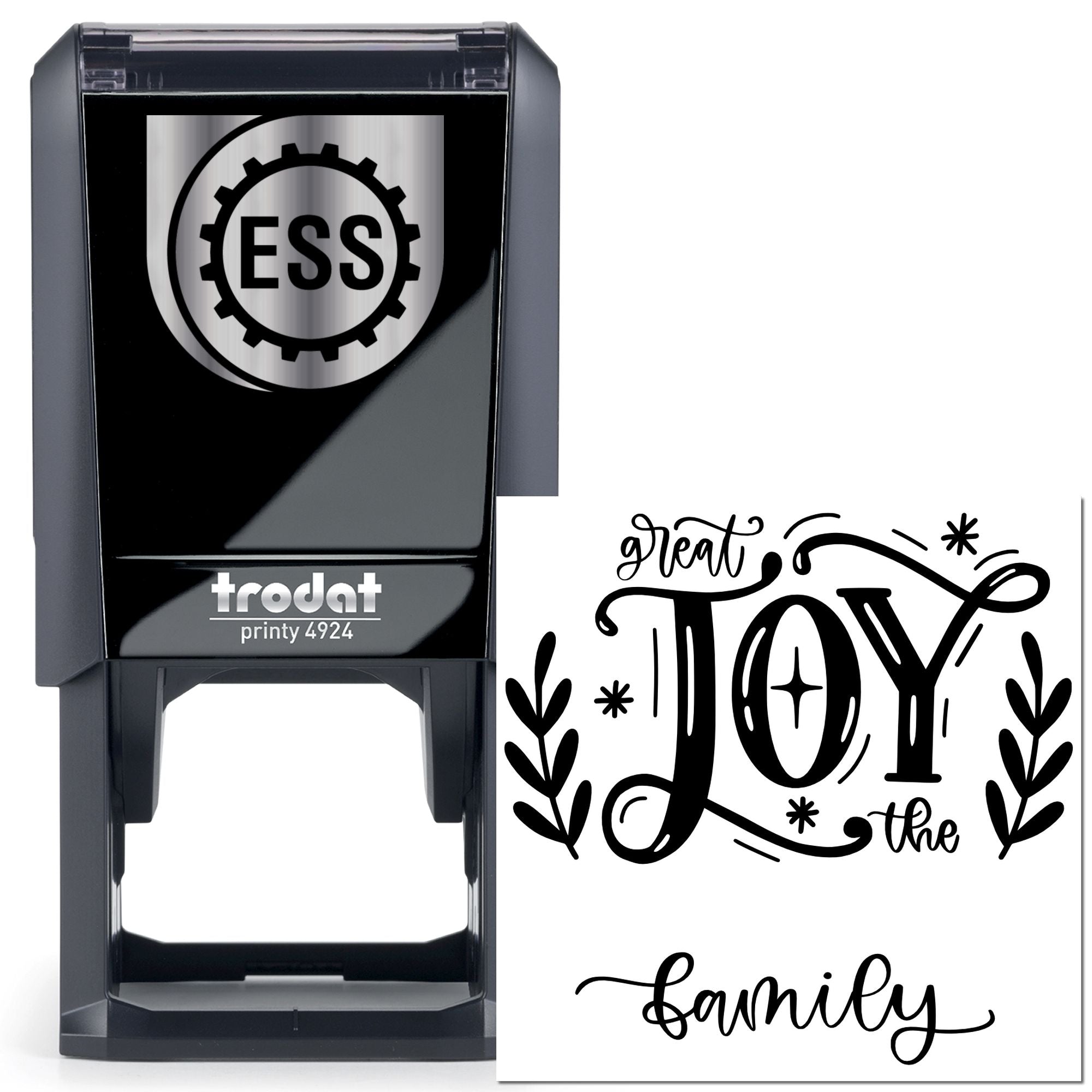 Self-Inking Joyful Family Party Favor Stamp