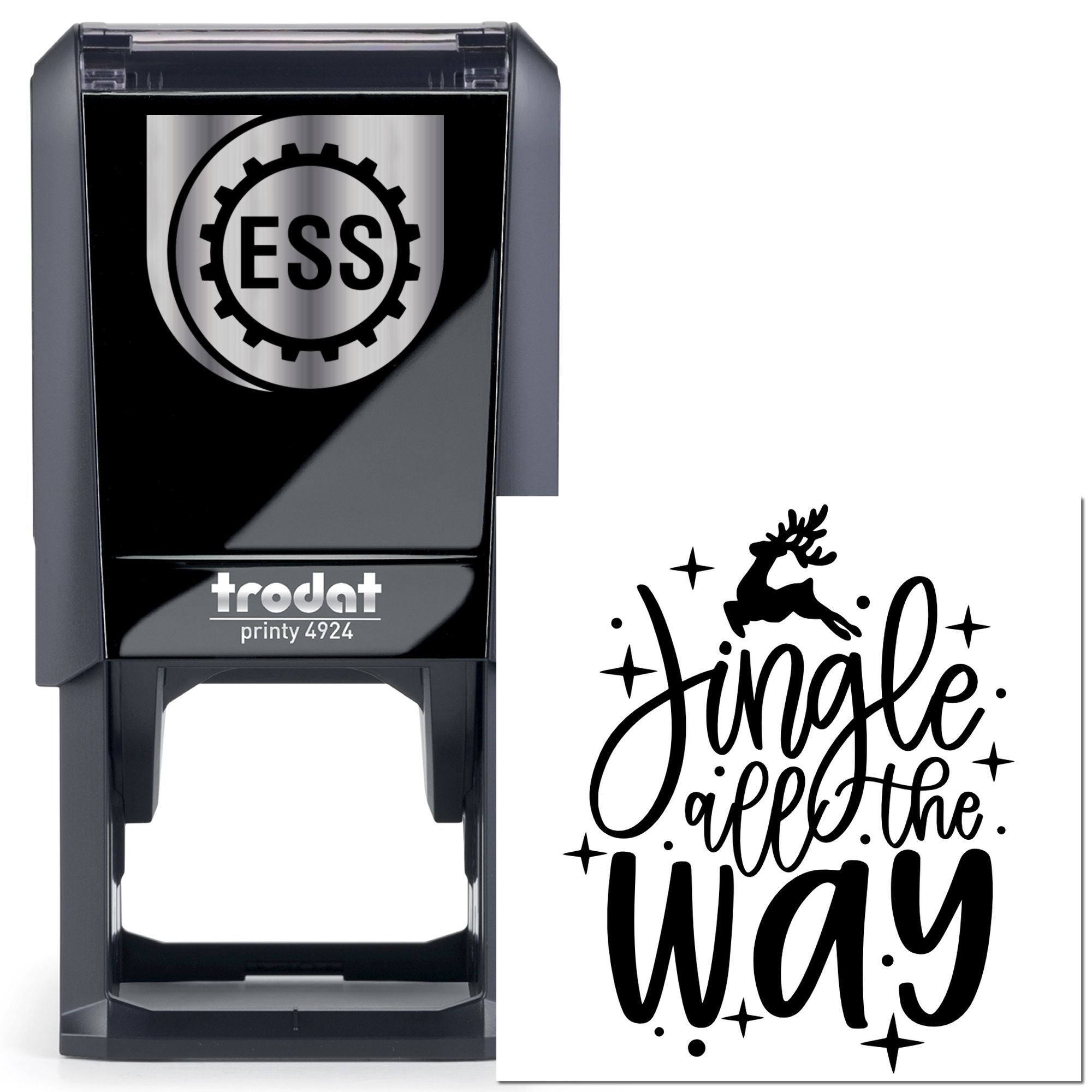 Self-Inking Holiday Cheer Paper Craft Stamp