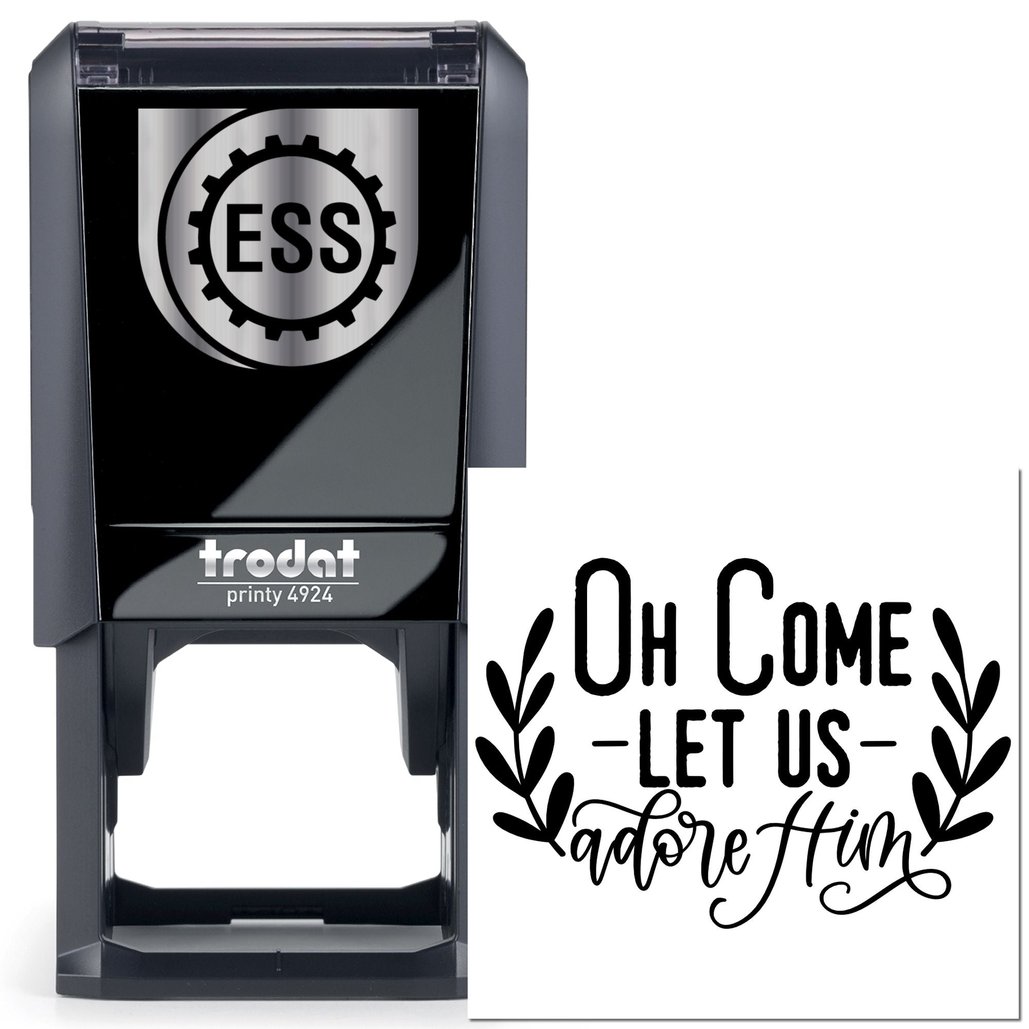 Self-Inking Adore Him Paper Craft Stamp