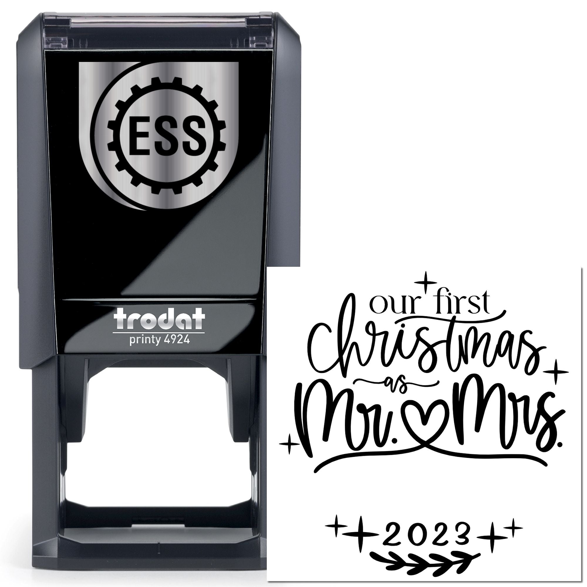 Self-Inking First Christmas Cardmaking Stamp