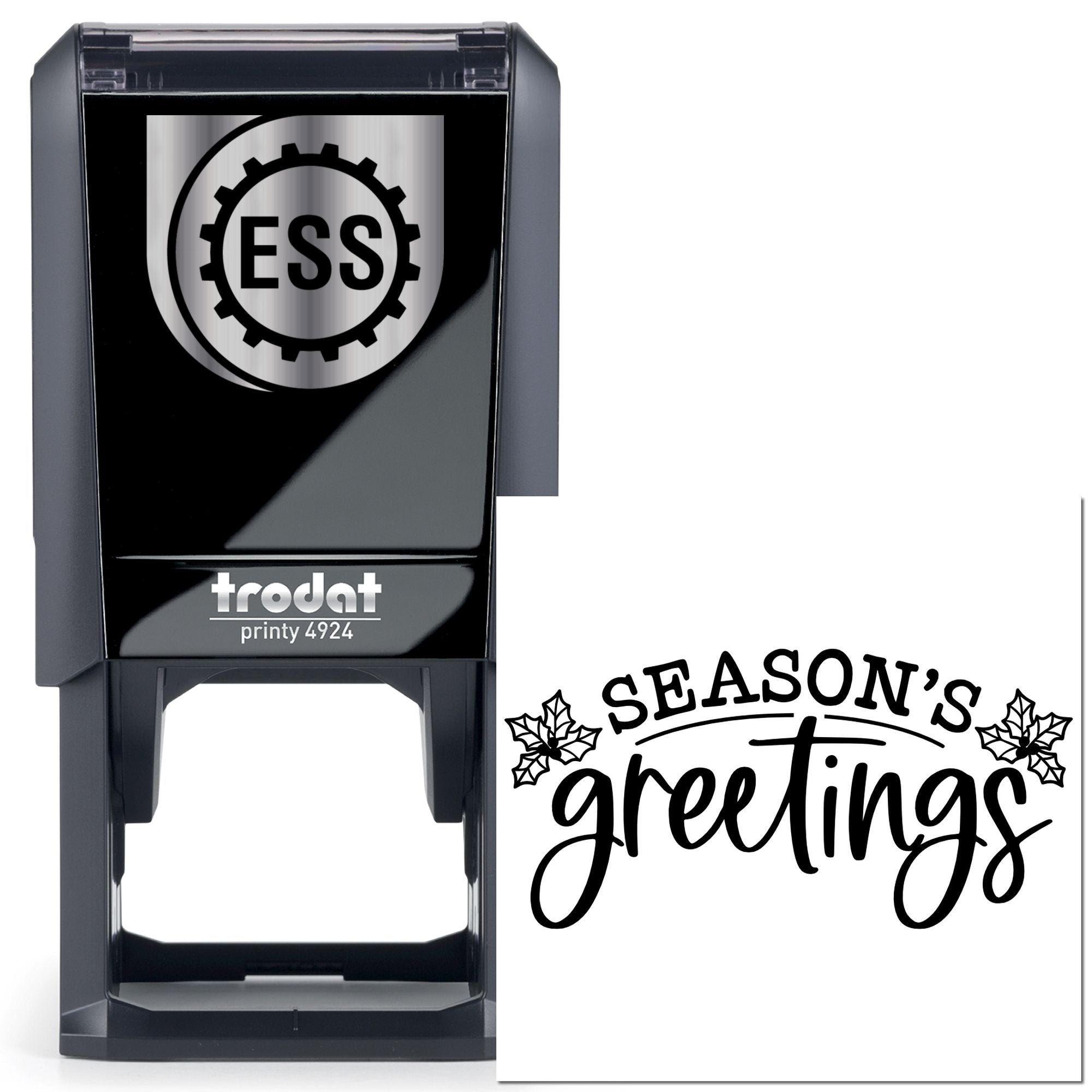 Self-Inking Seasonal Greetings Postcard Stamp
