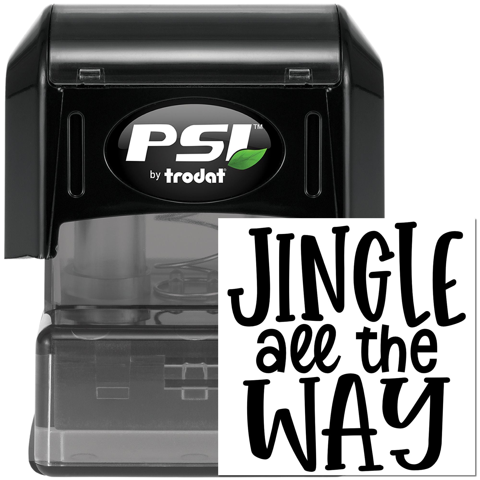 Pre-Inked Jingle All Way Note Card Stamp