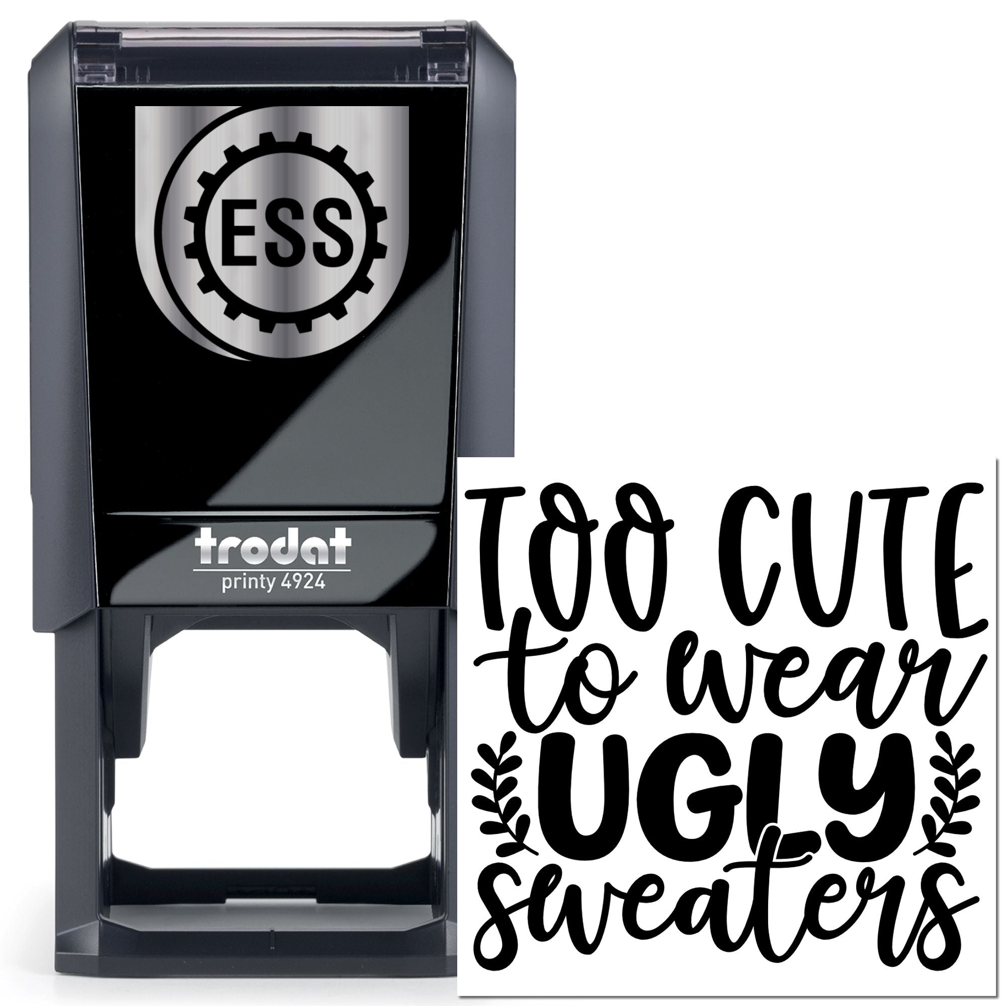 Self-Inking Ugly Cute Card Making Stamp