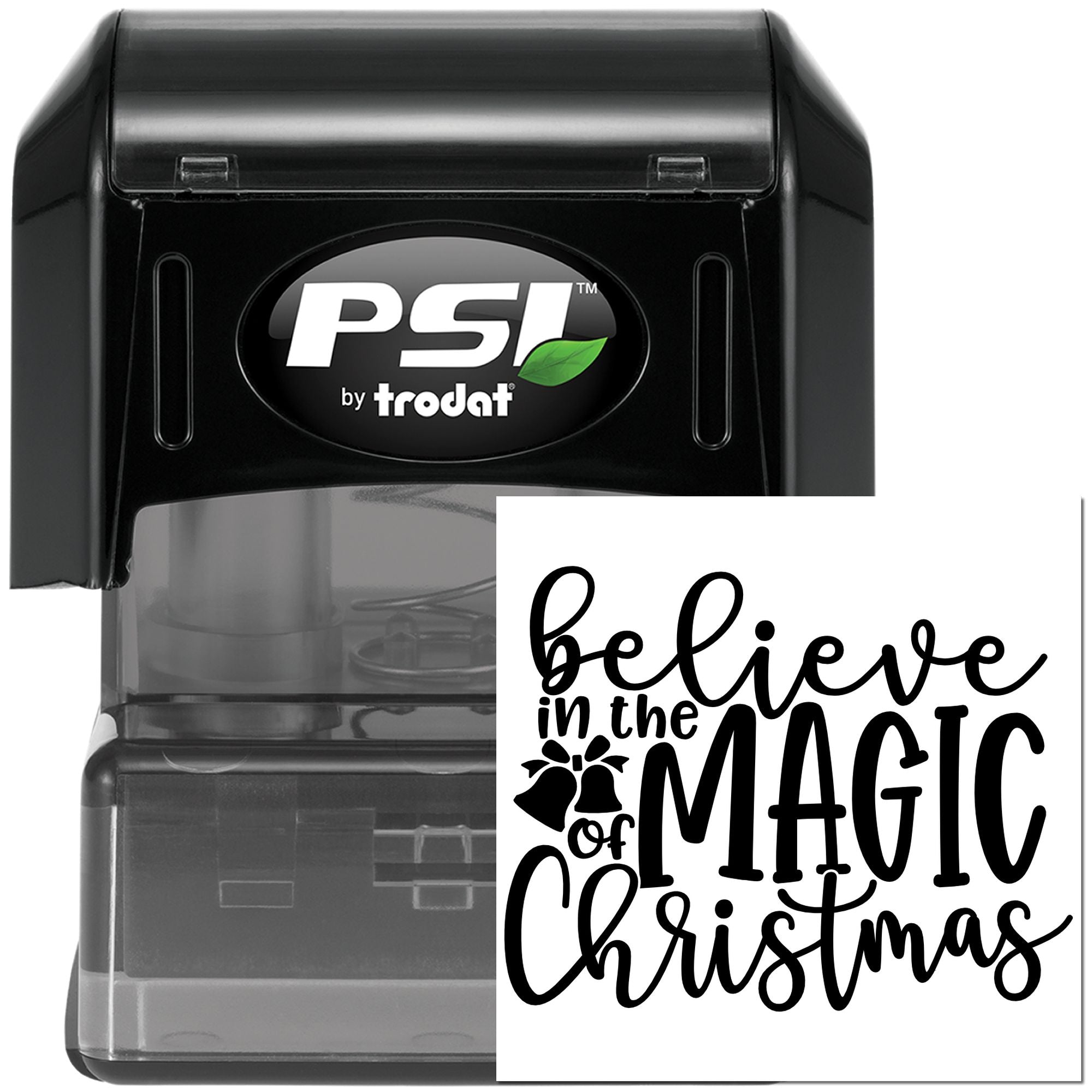 Pre-Inked Believe In Magic Card Stamp