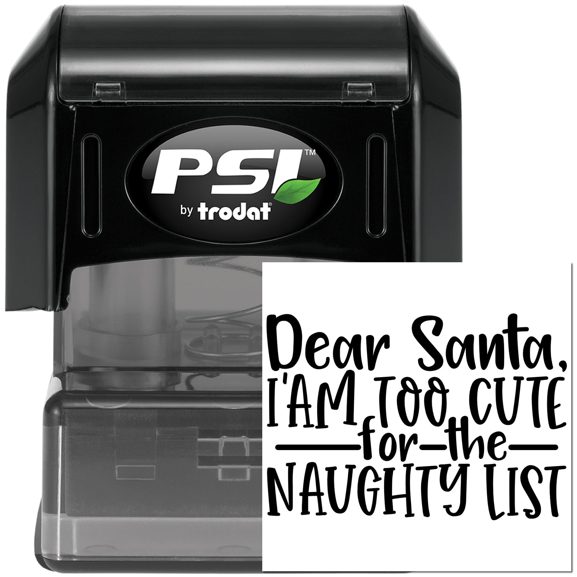 Pre-Inked Too Cute Naughty Paper Craft Stamp