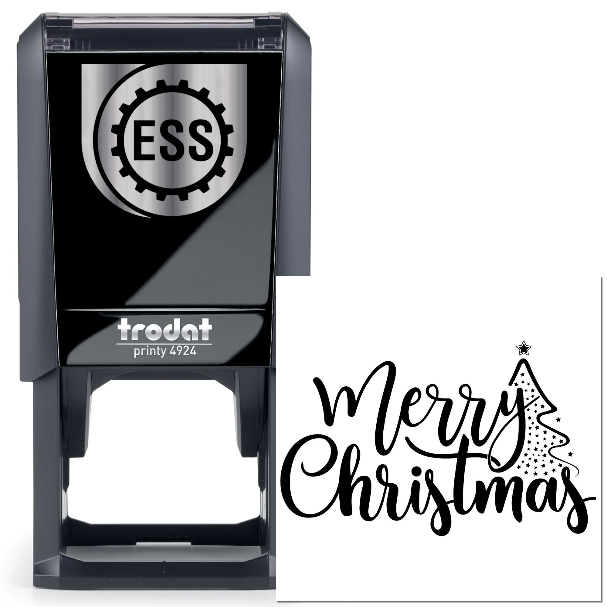 Self-Inking Merry Christmas Cardmaking Stamp