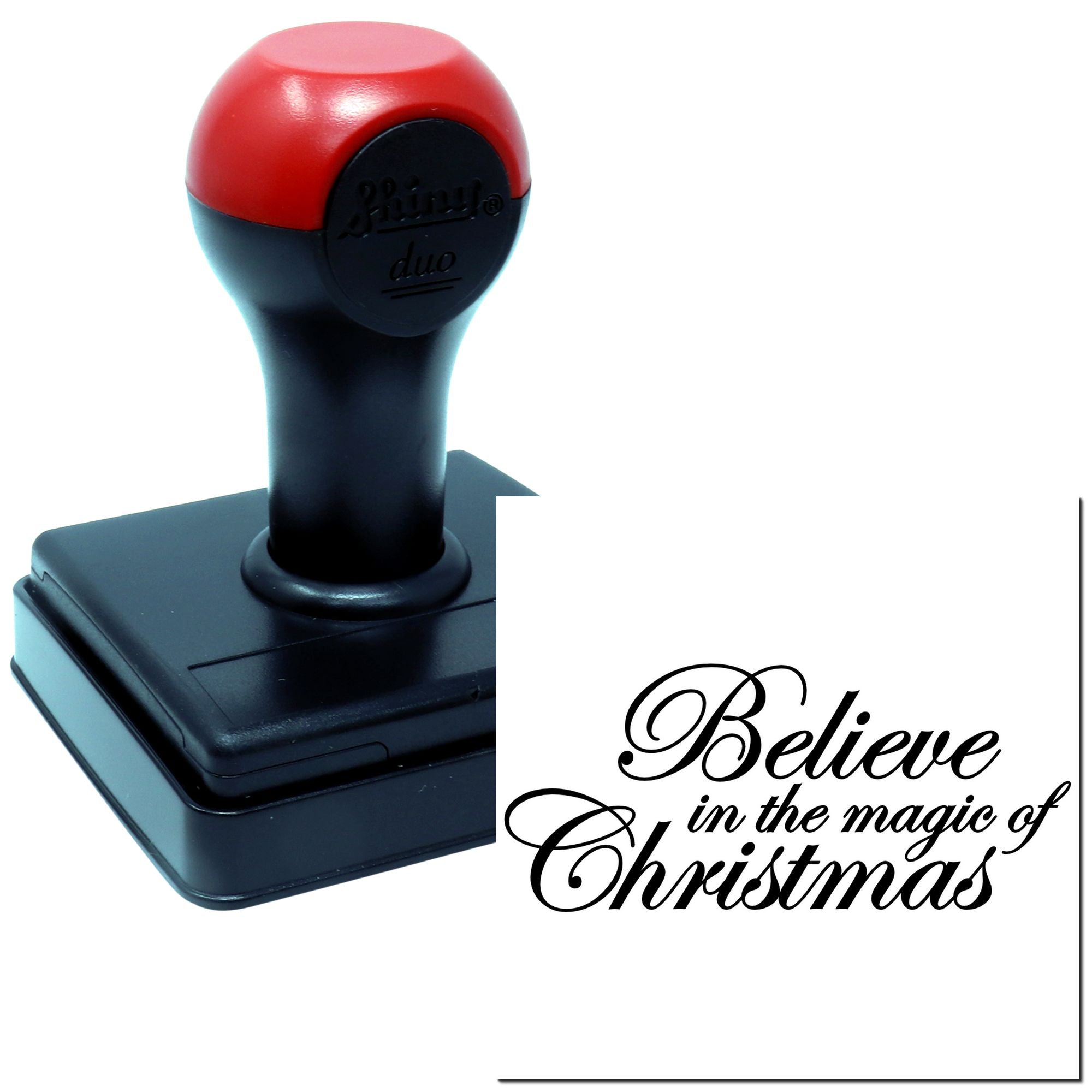 Duo Believe In The Christmas Magic Hand Stamp