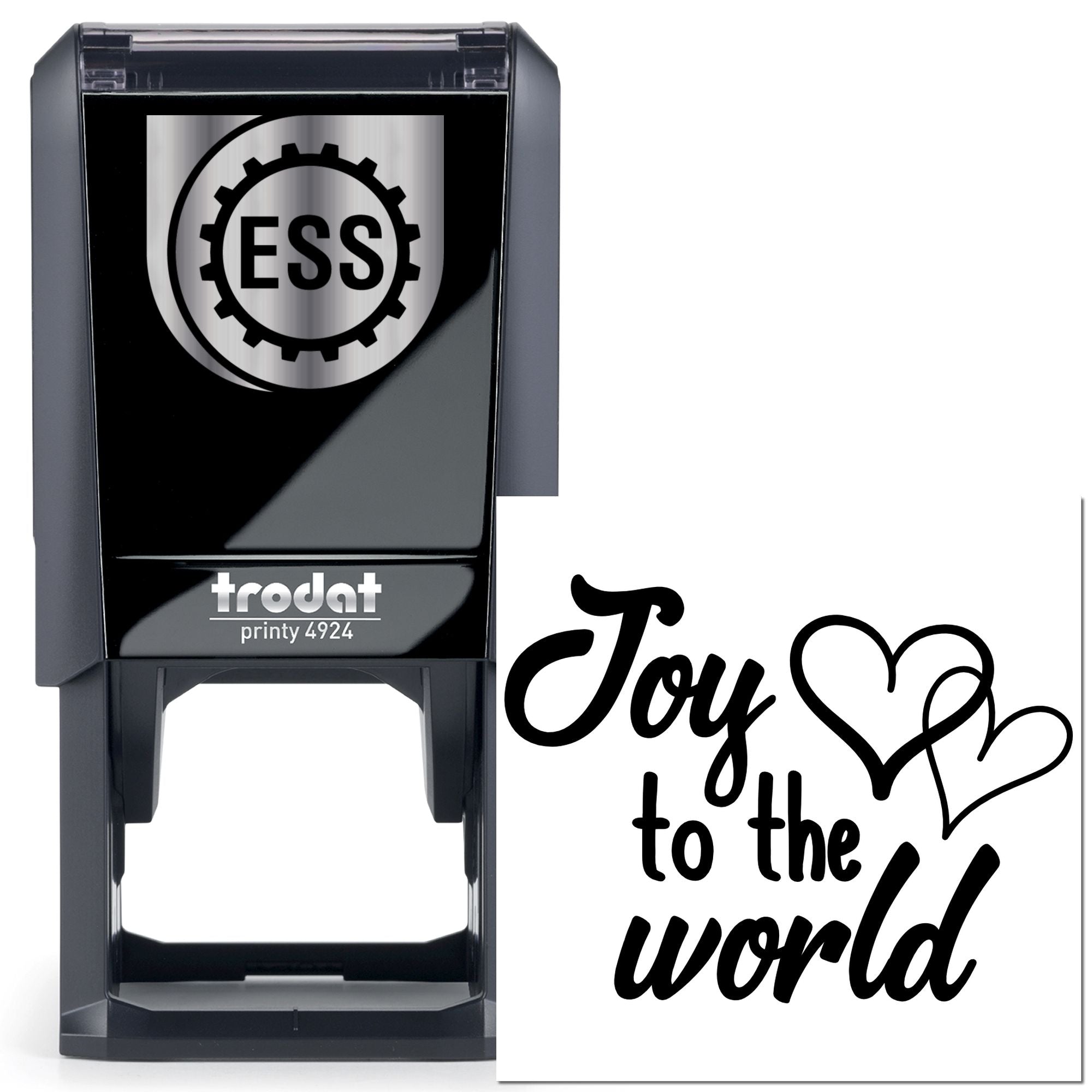 Self-Inking Joyful World Crafting Stamp