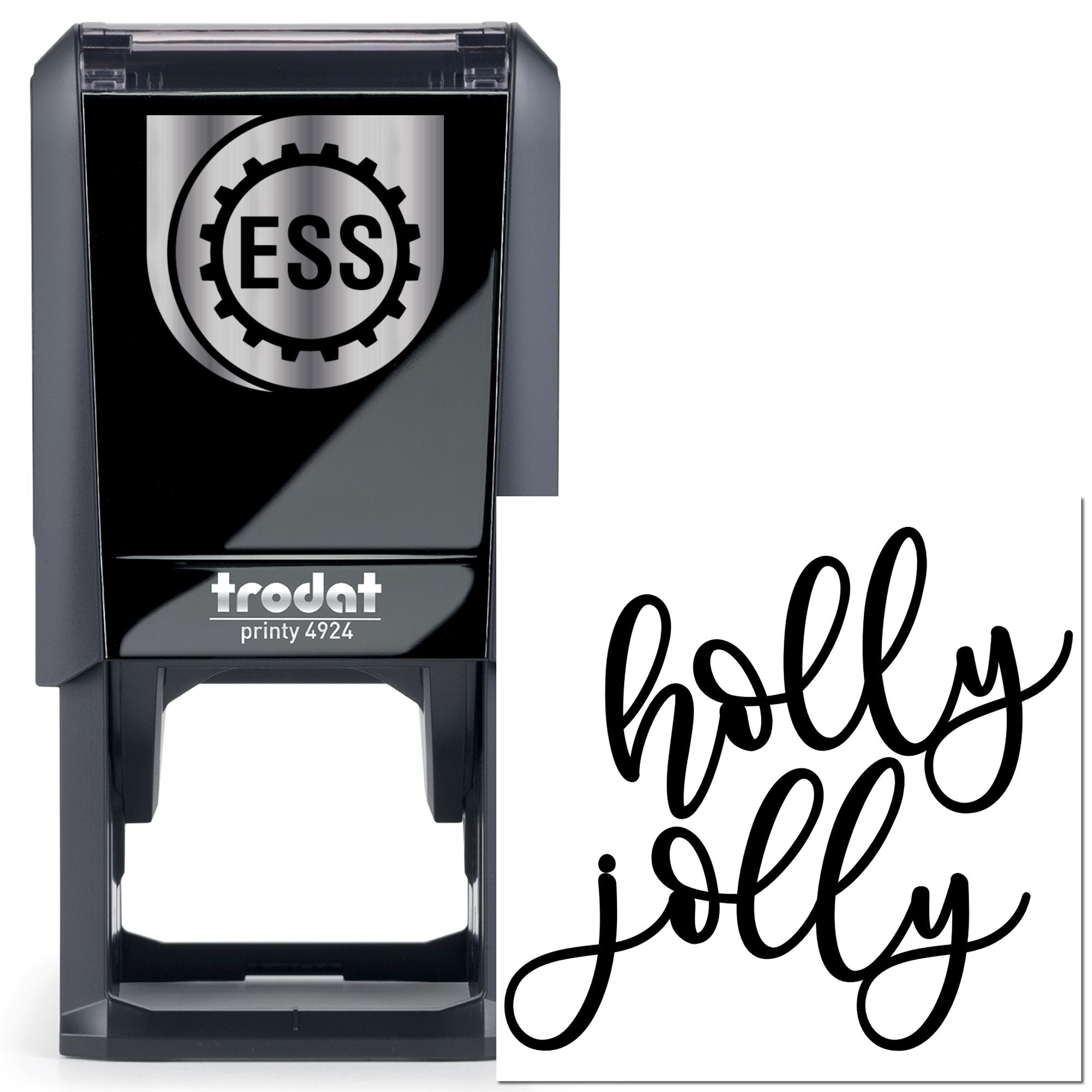 Self-Inking Holly Jolly Paper Goods Stamp